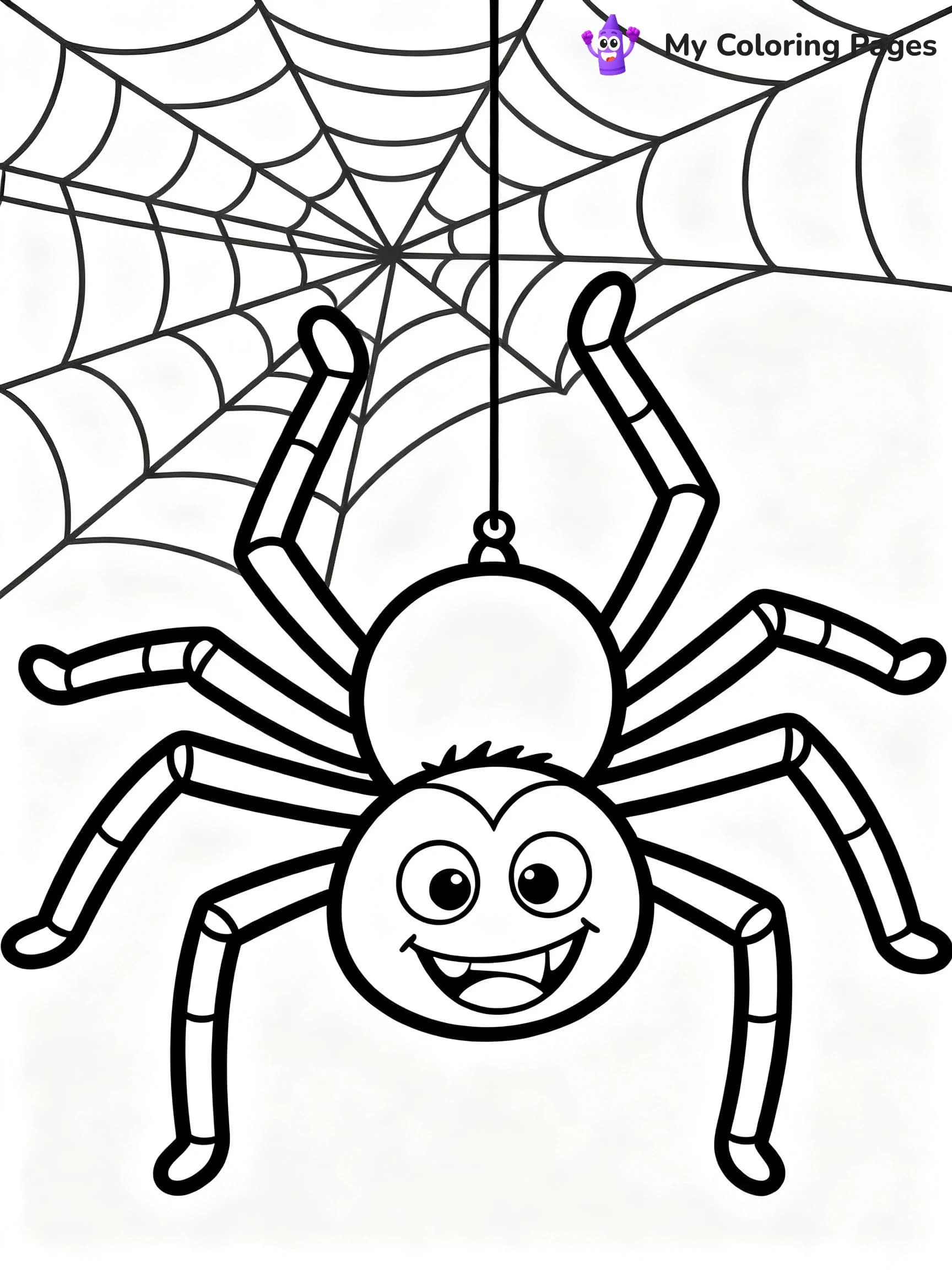 Scary Spider Coloring Pages - 4