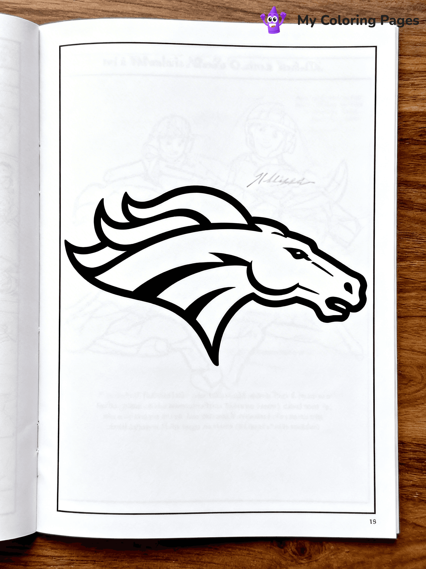 Denver Broncos Coloring Pages - 35