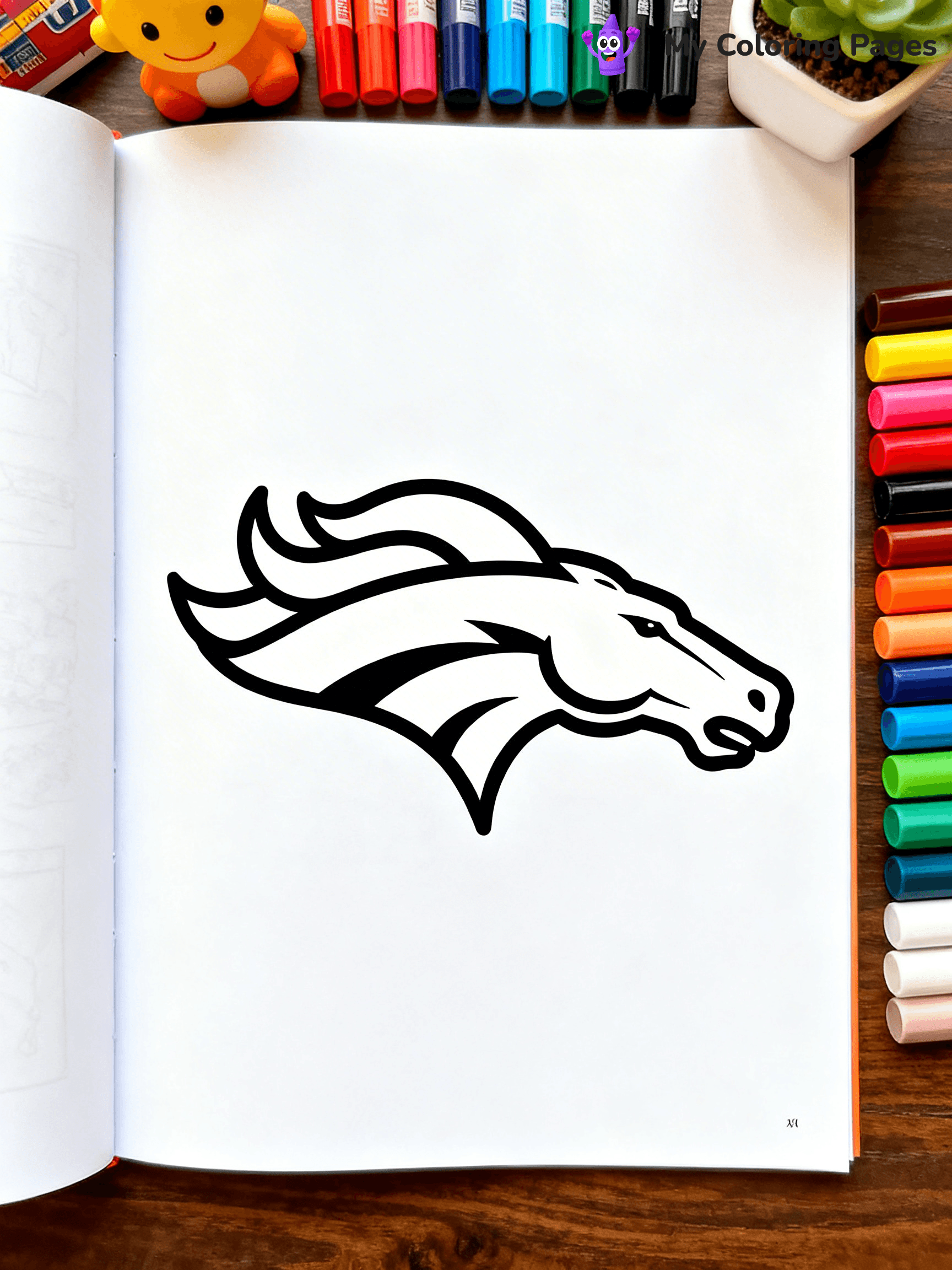 Denver Broncos Coloring Pages - 33