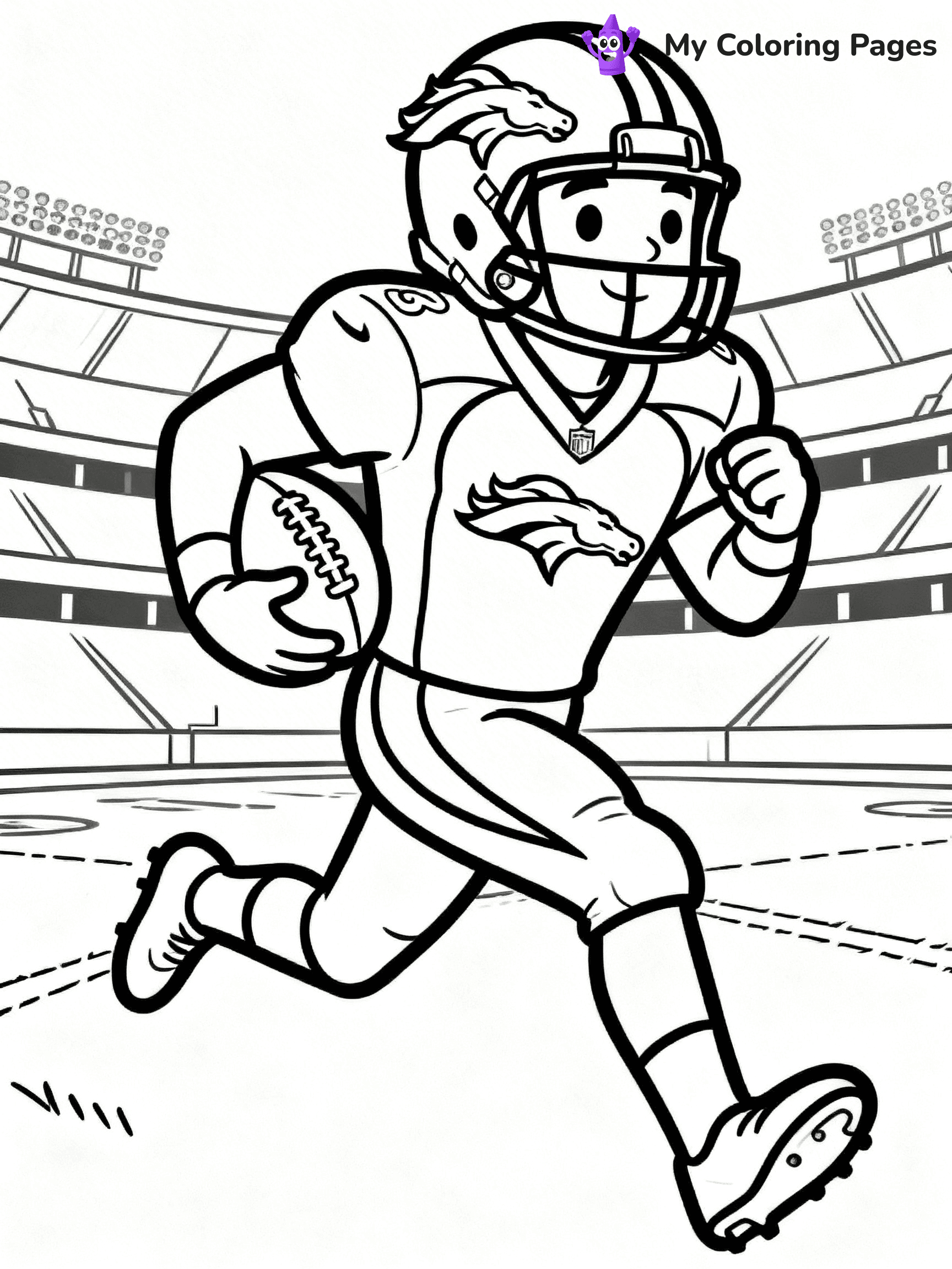 Denver Broncos Coloring Pages - 30