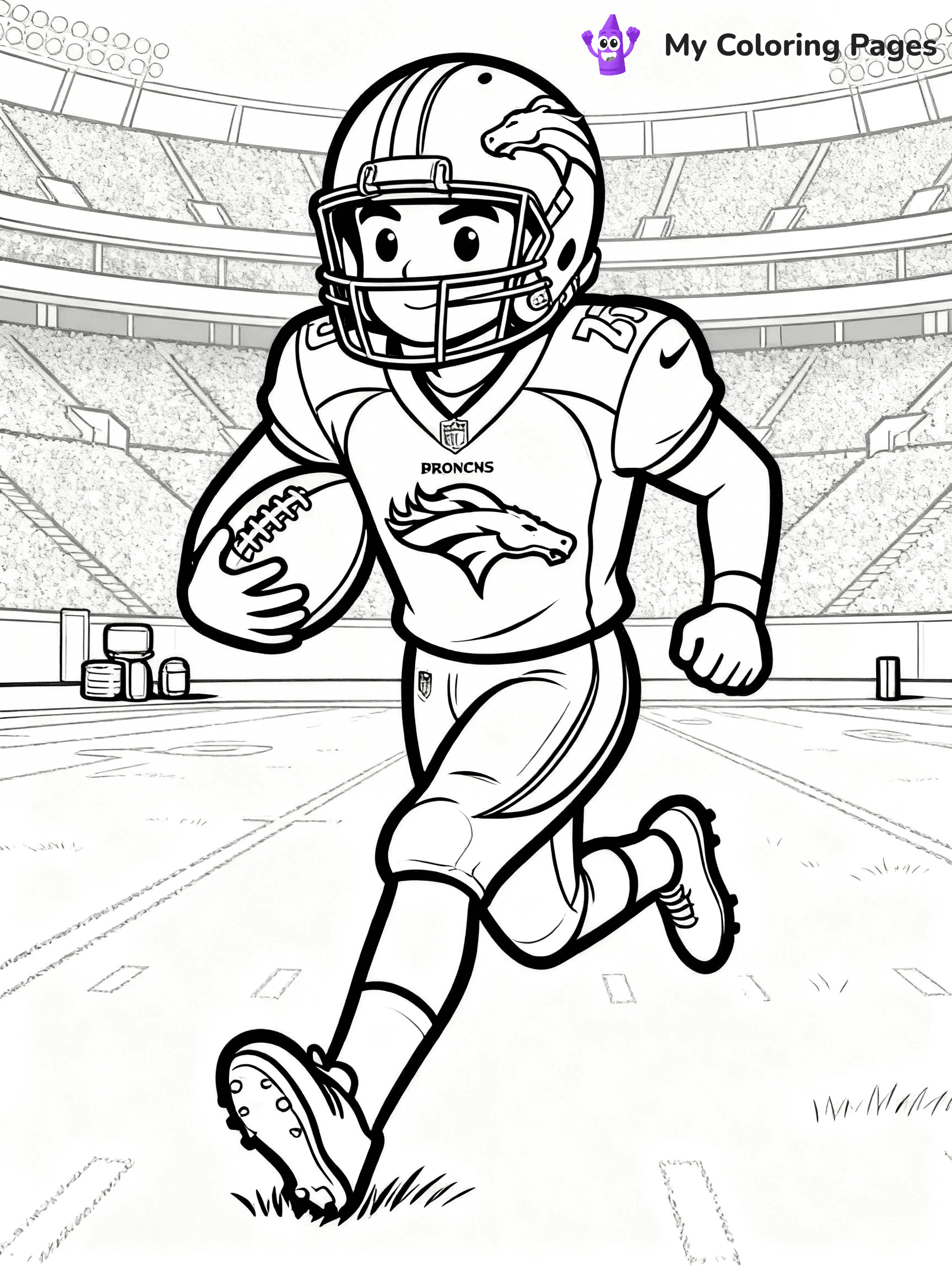 Denver Broncos Coloring Pages - 28