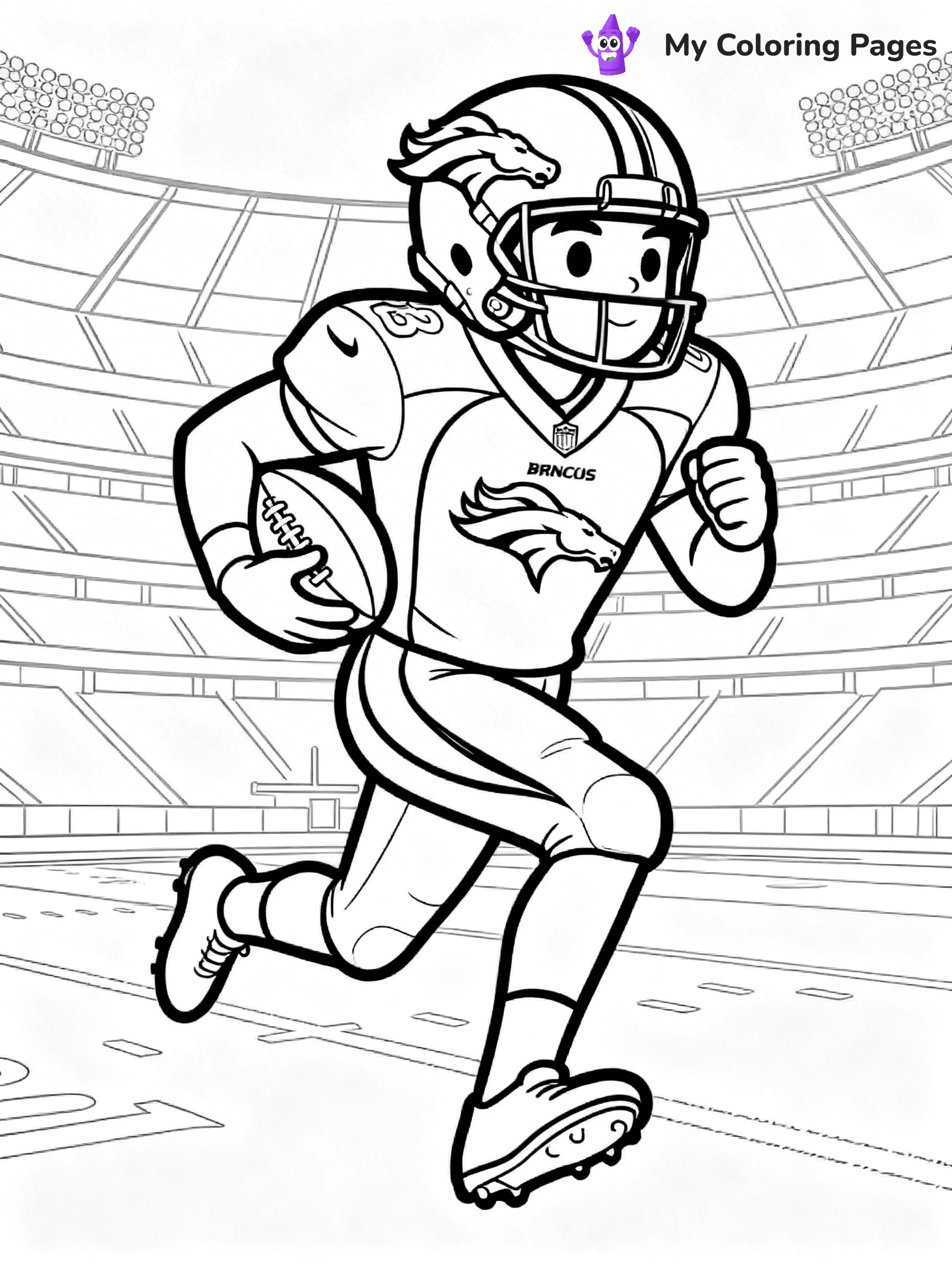 Denver Broncos Coloring Pages - 27