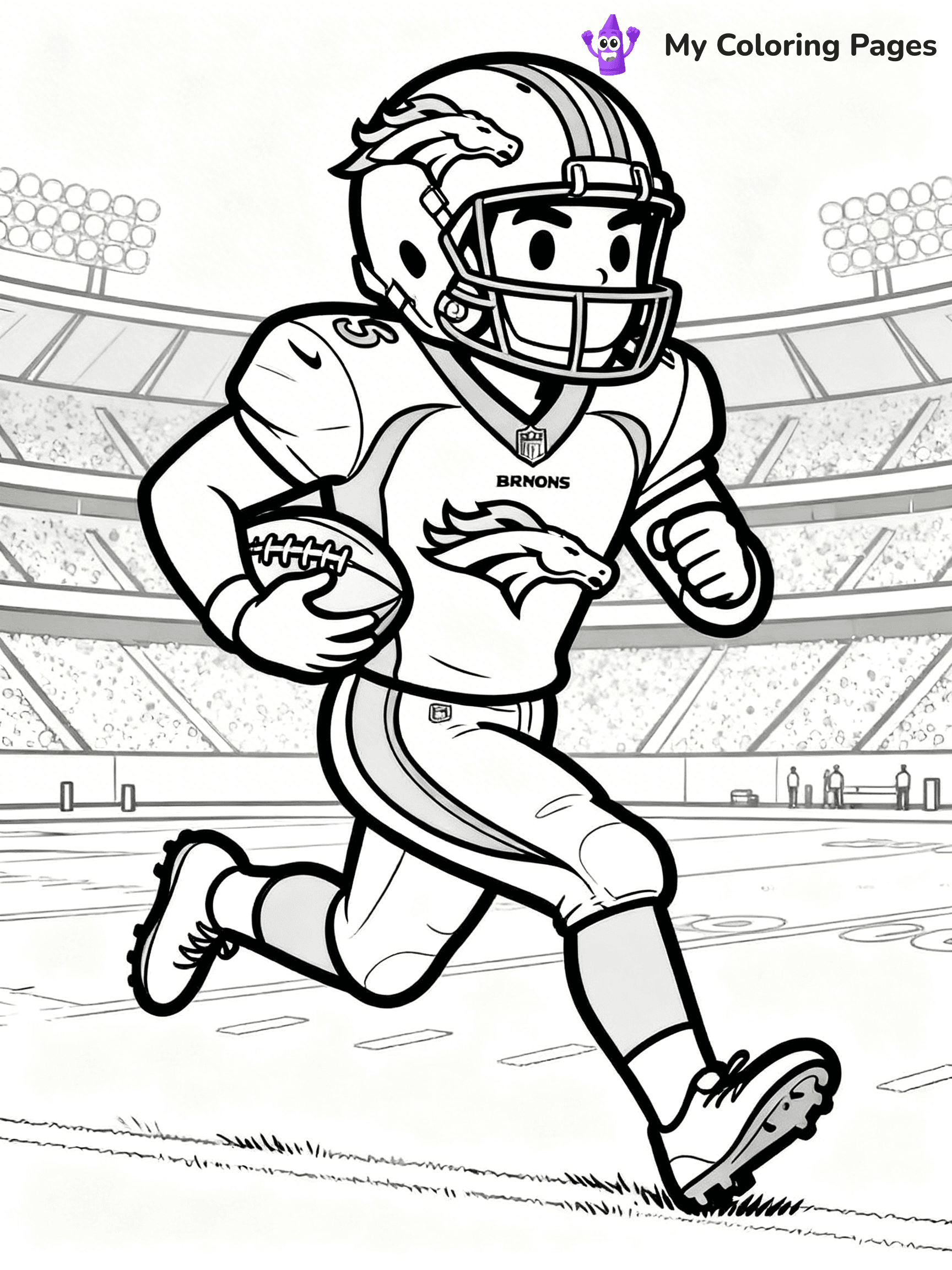 Denver Broncos Coloring Pages - 25