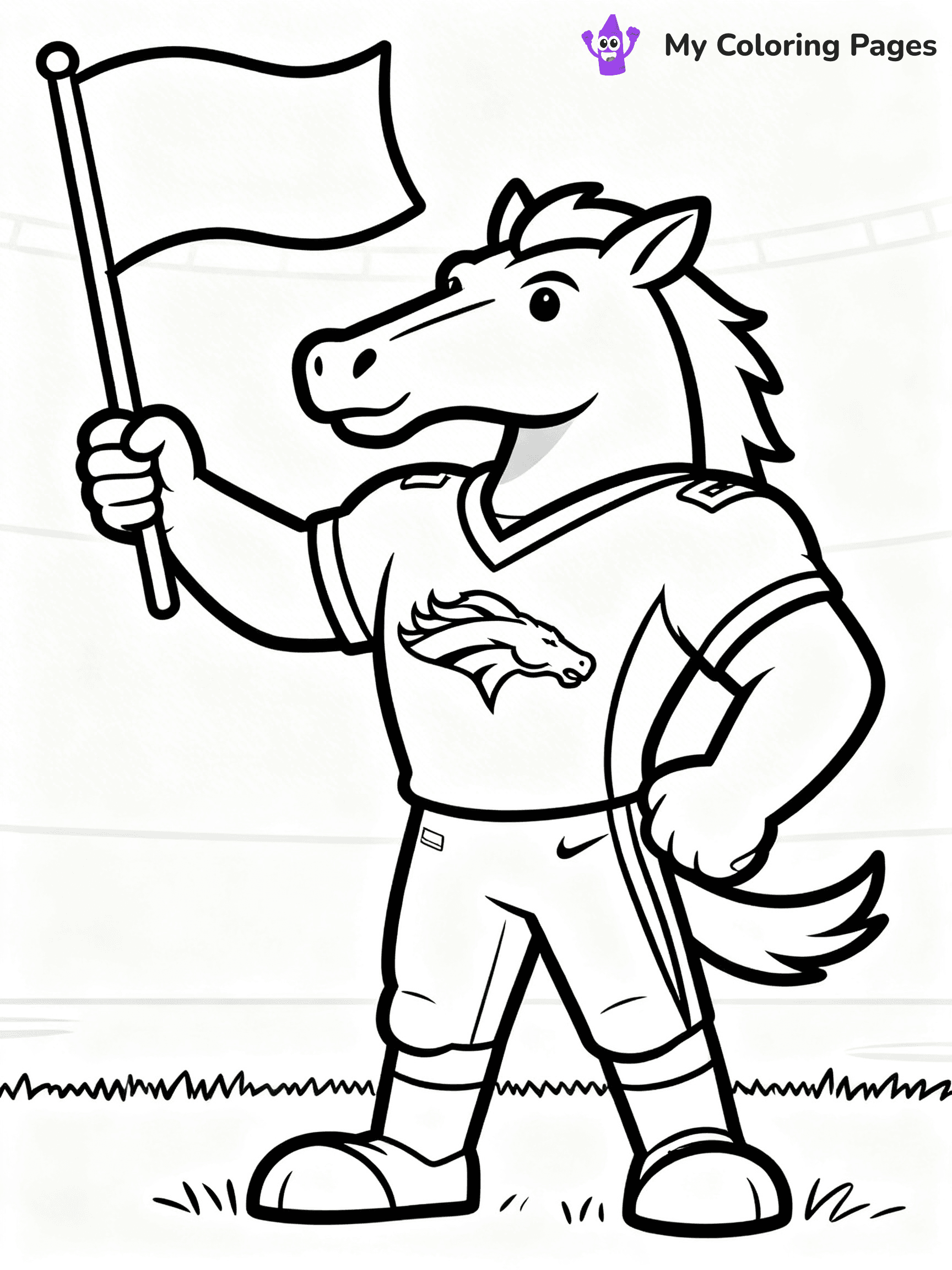 Denver Broncos Coloring Pages - 14
