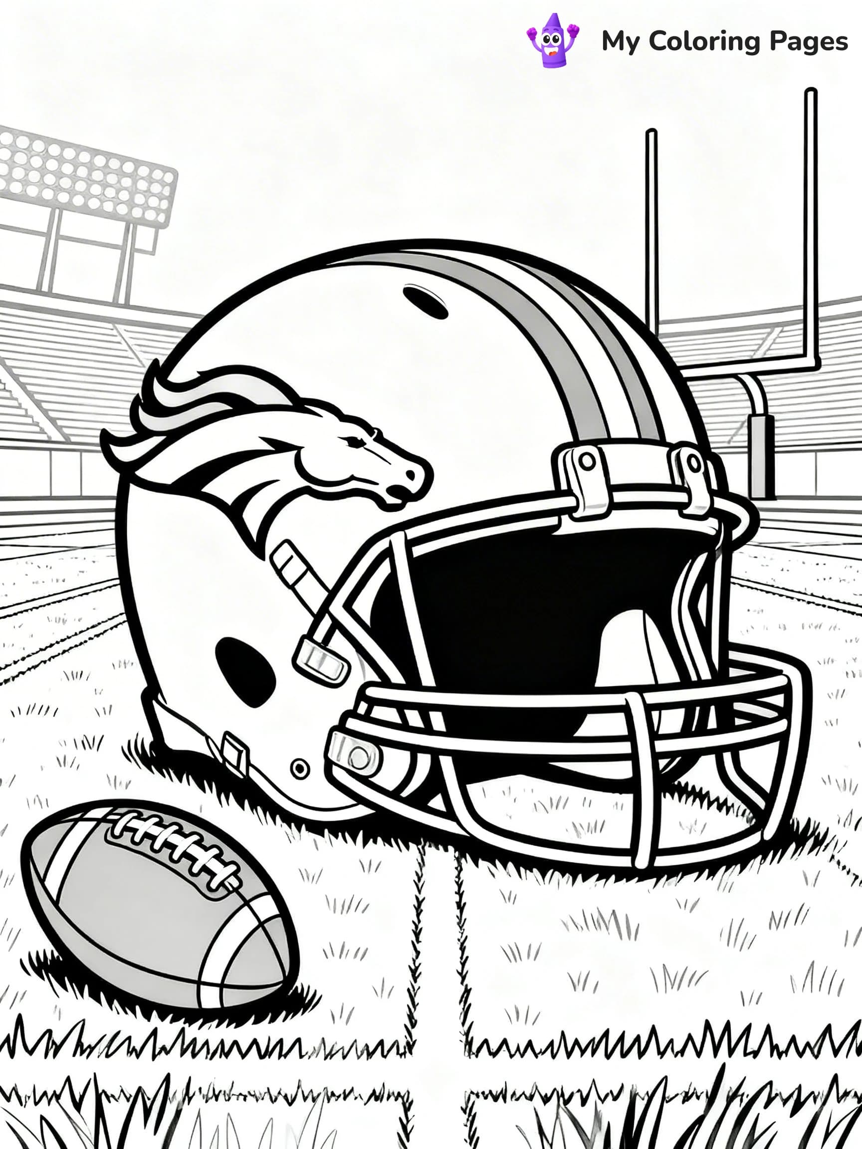 Denver Broncos Coloring Pages - 11
