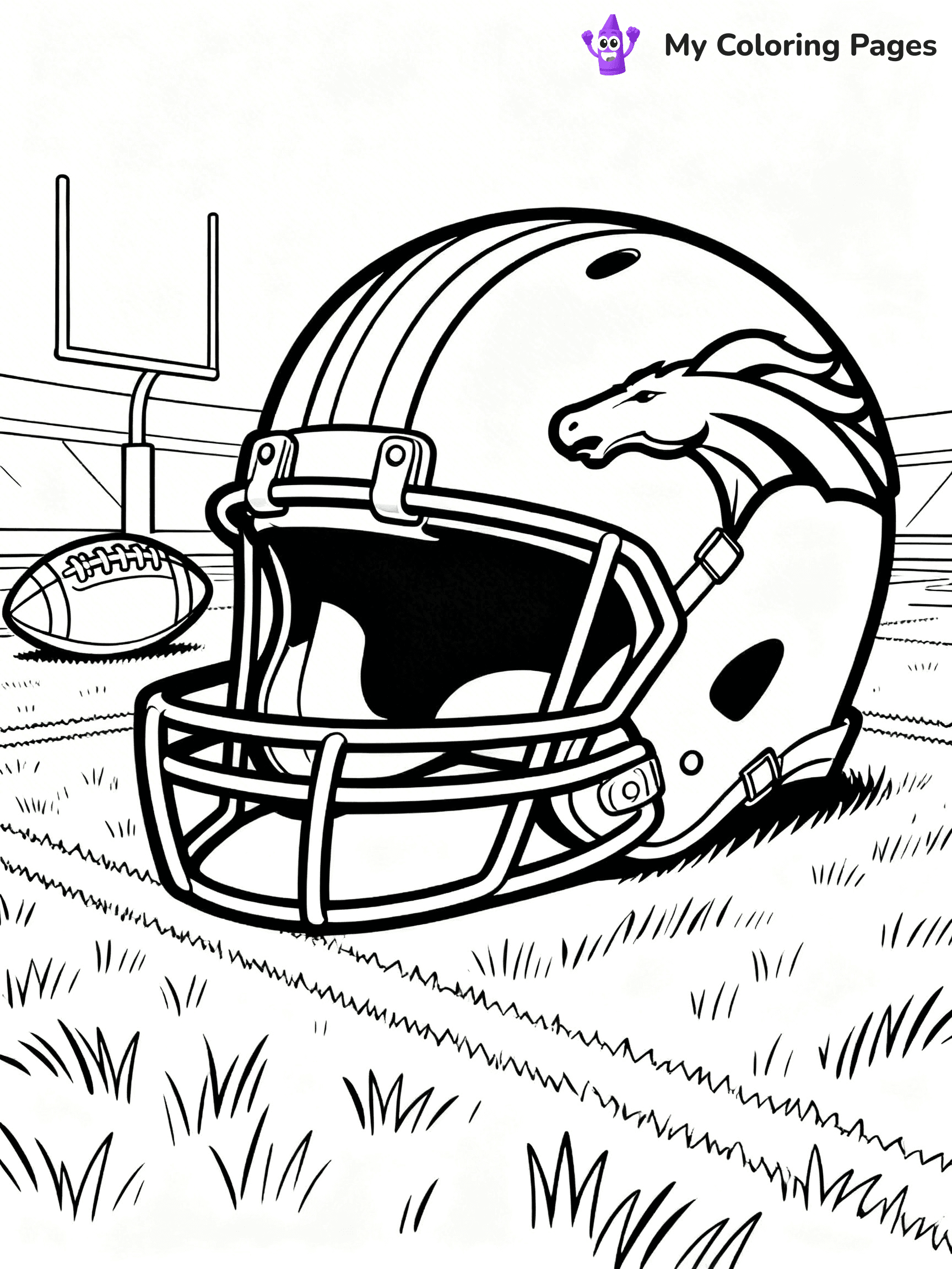 Denver Broncos Coloring Pages - 10