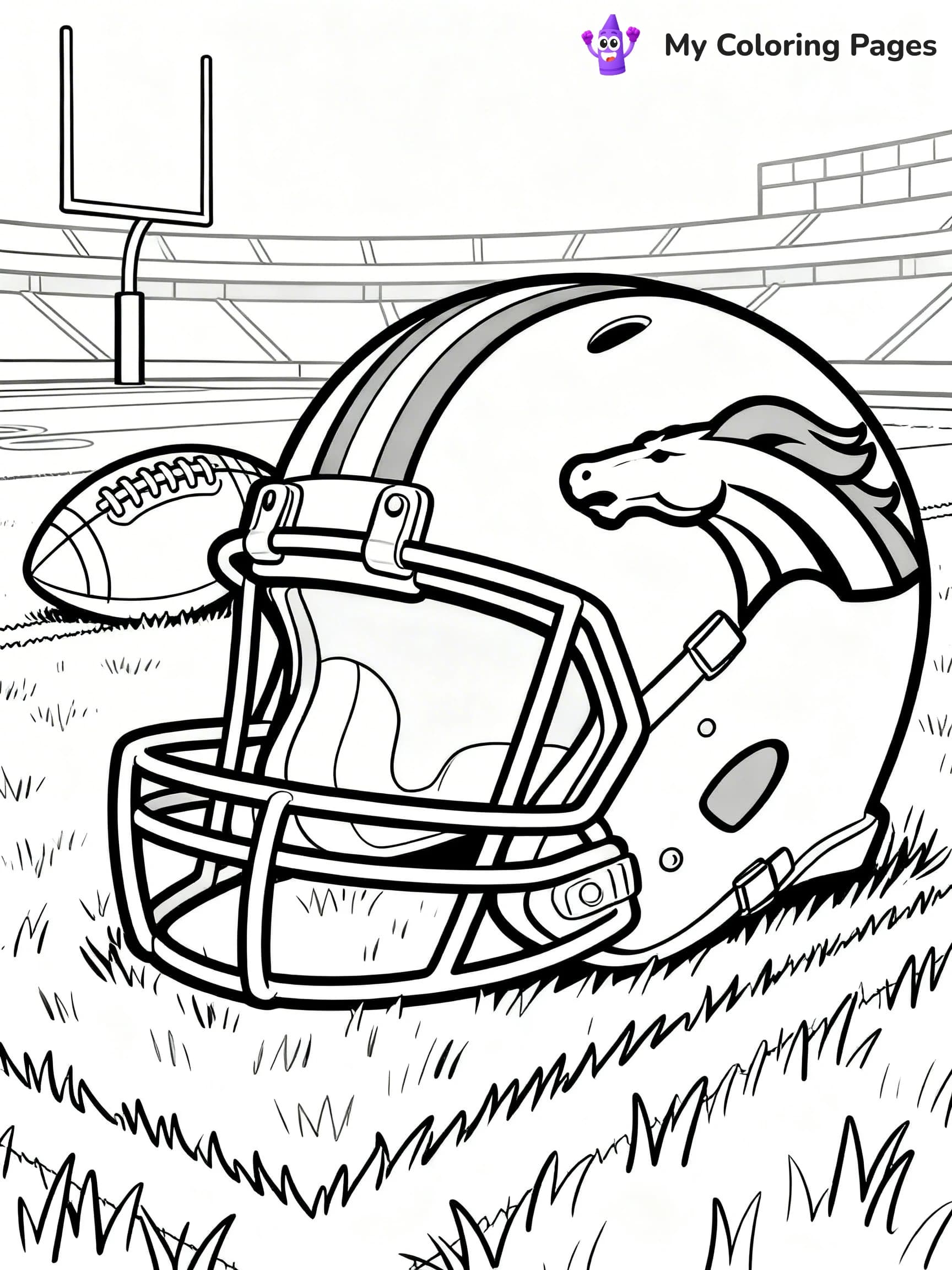 Denver Broncos Coloring Pages - 9