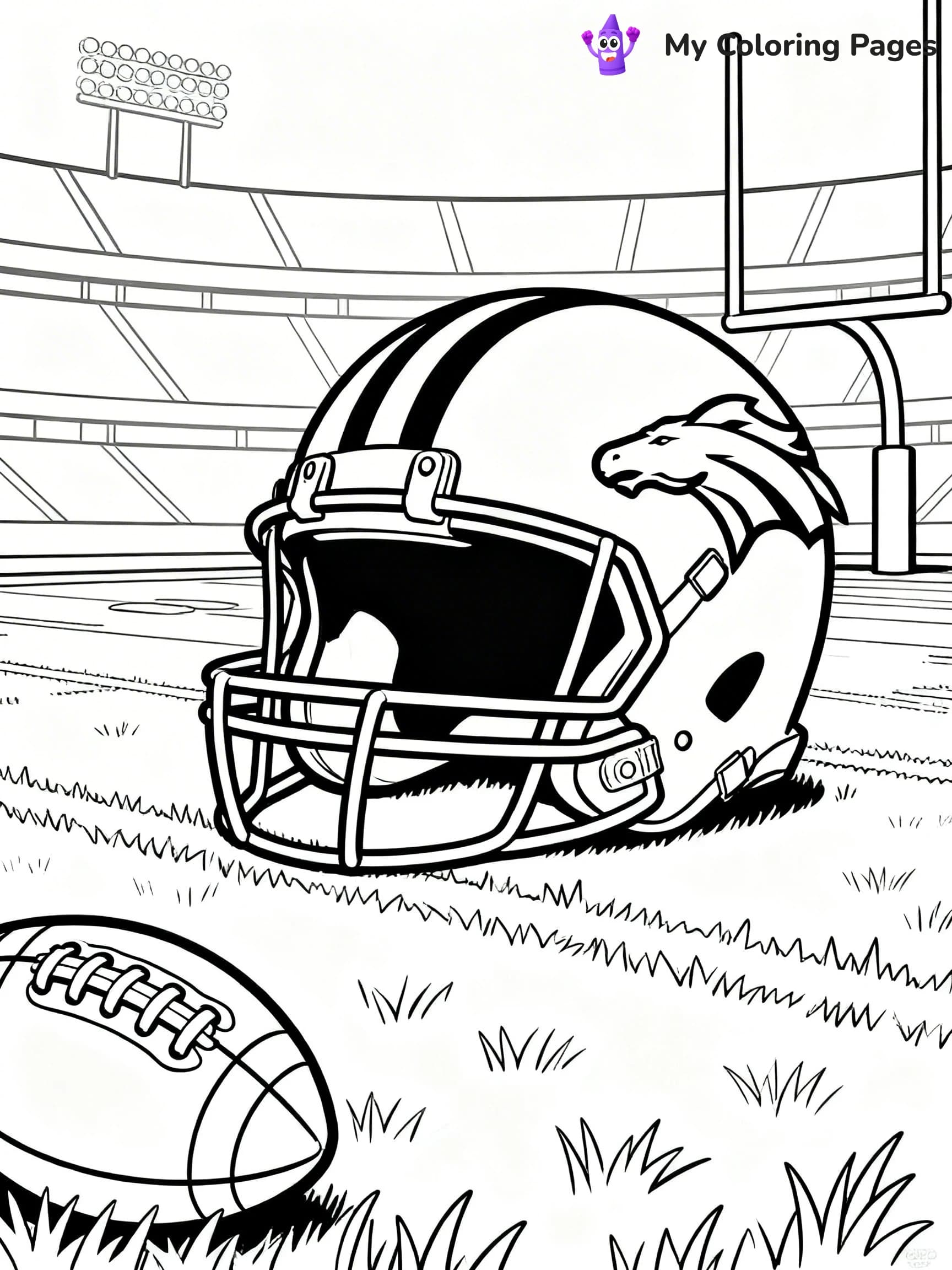 Denver Broncos Coloring Pages - 8