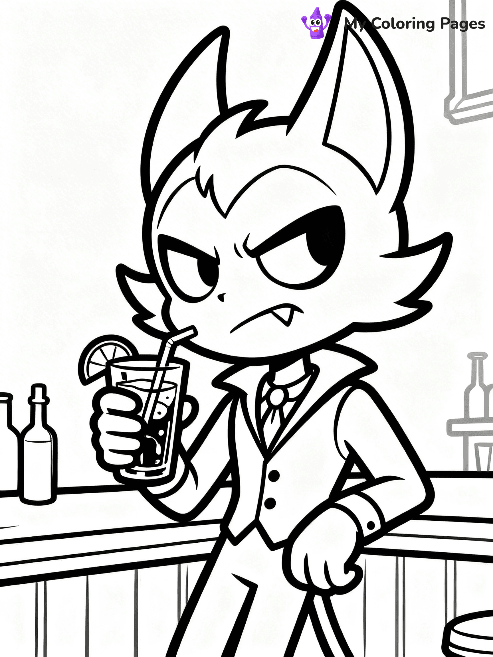 Hazbin Hotel Coloring Pages - 32