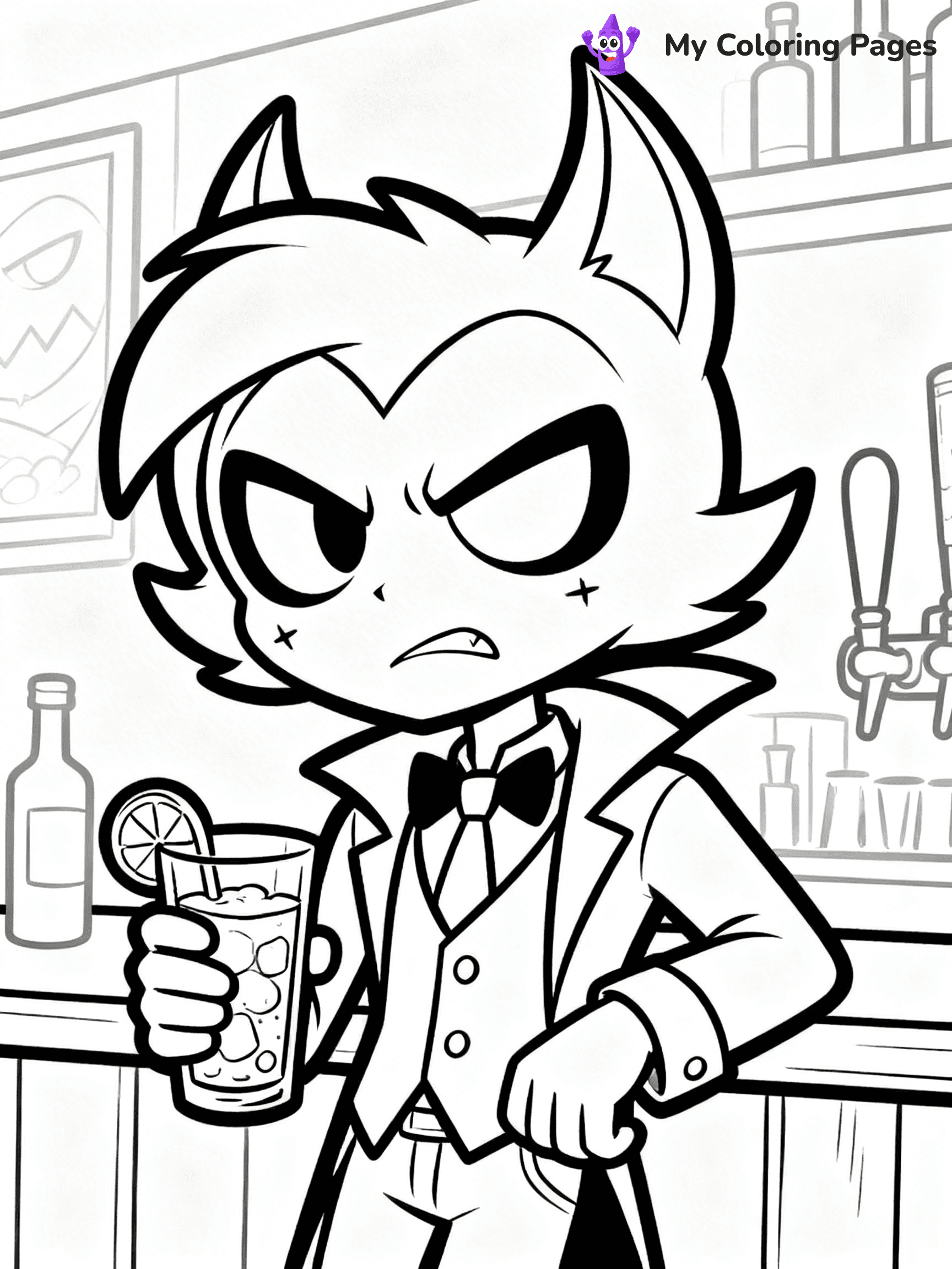 Hazbin Hotel Coloring Pages - 31