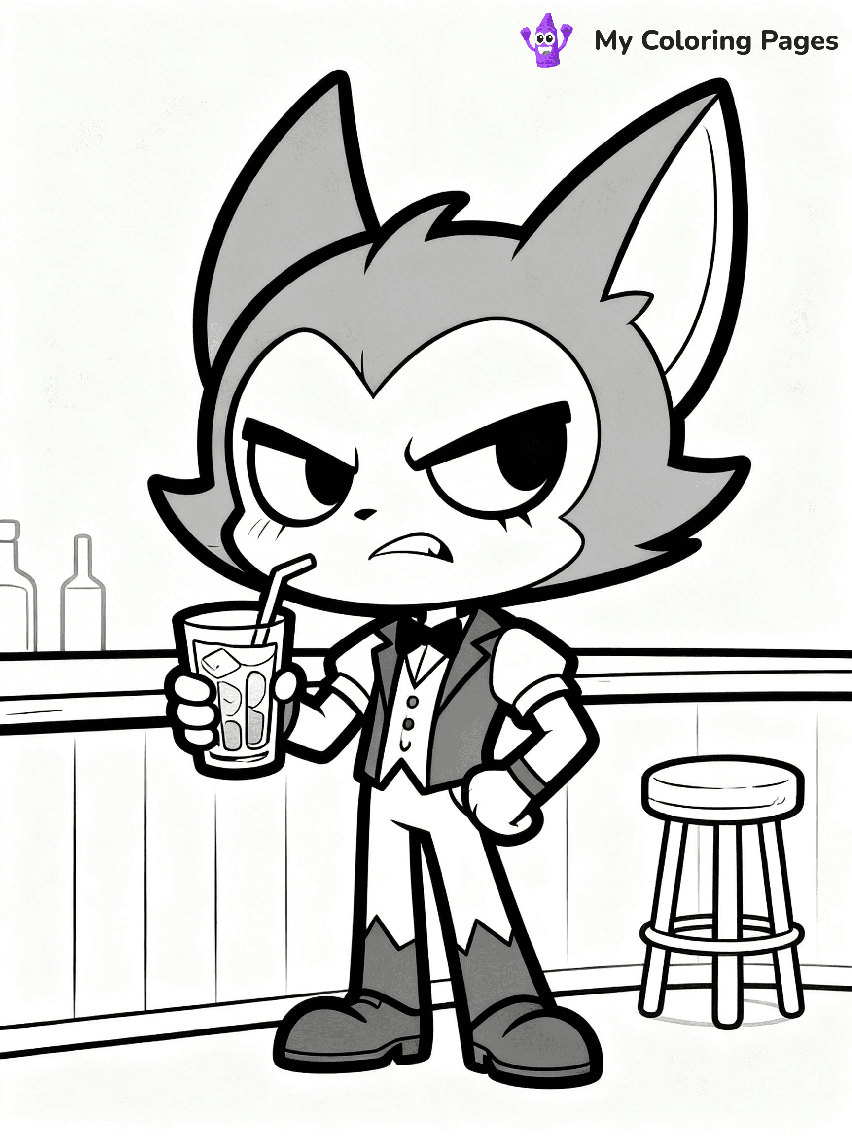 Hazbin Hotel Coloring Pages - 30