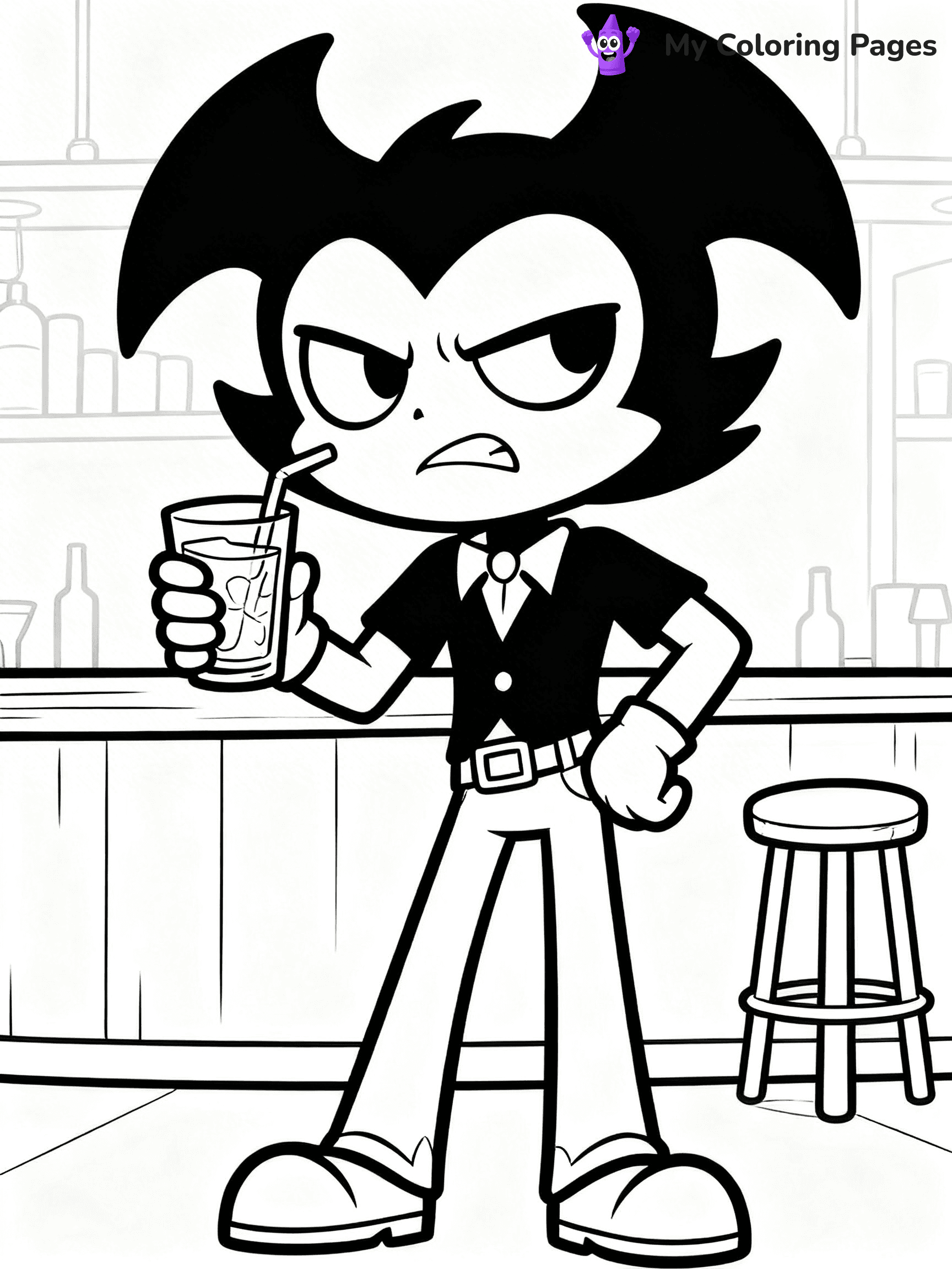 Hazbin Hotel Coloring Pages - 28