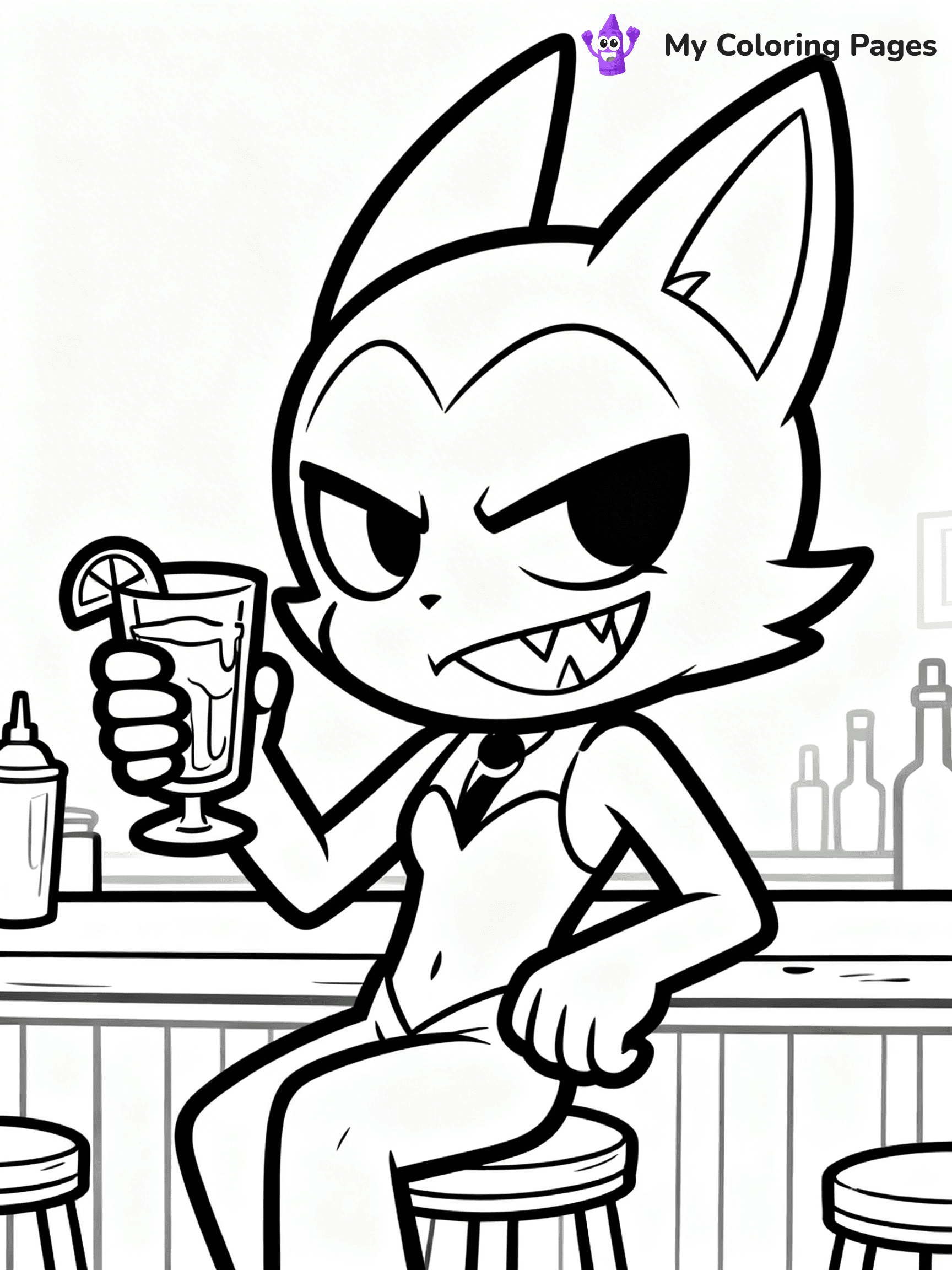 Hazbin Hotel Coloring Pages - 27