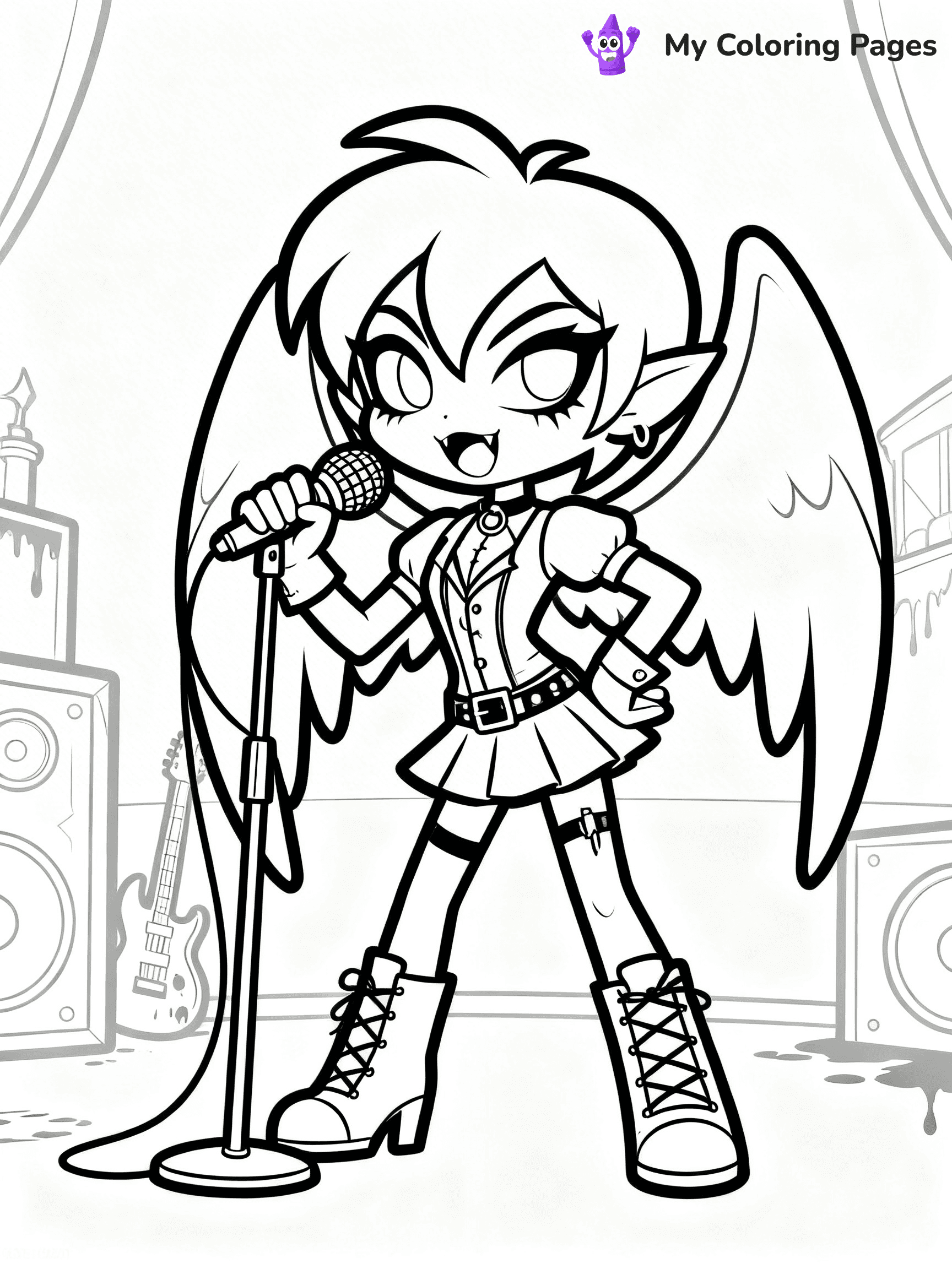 Hazbin Hotel Coloring Pages - 25