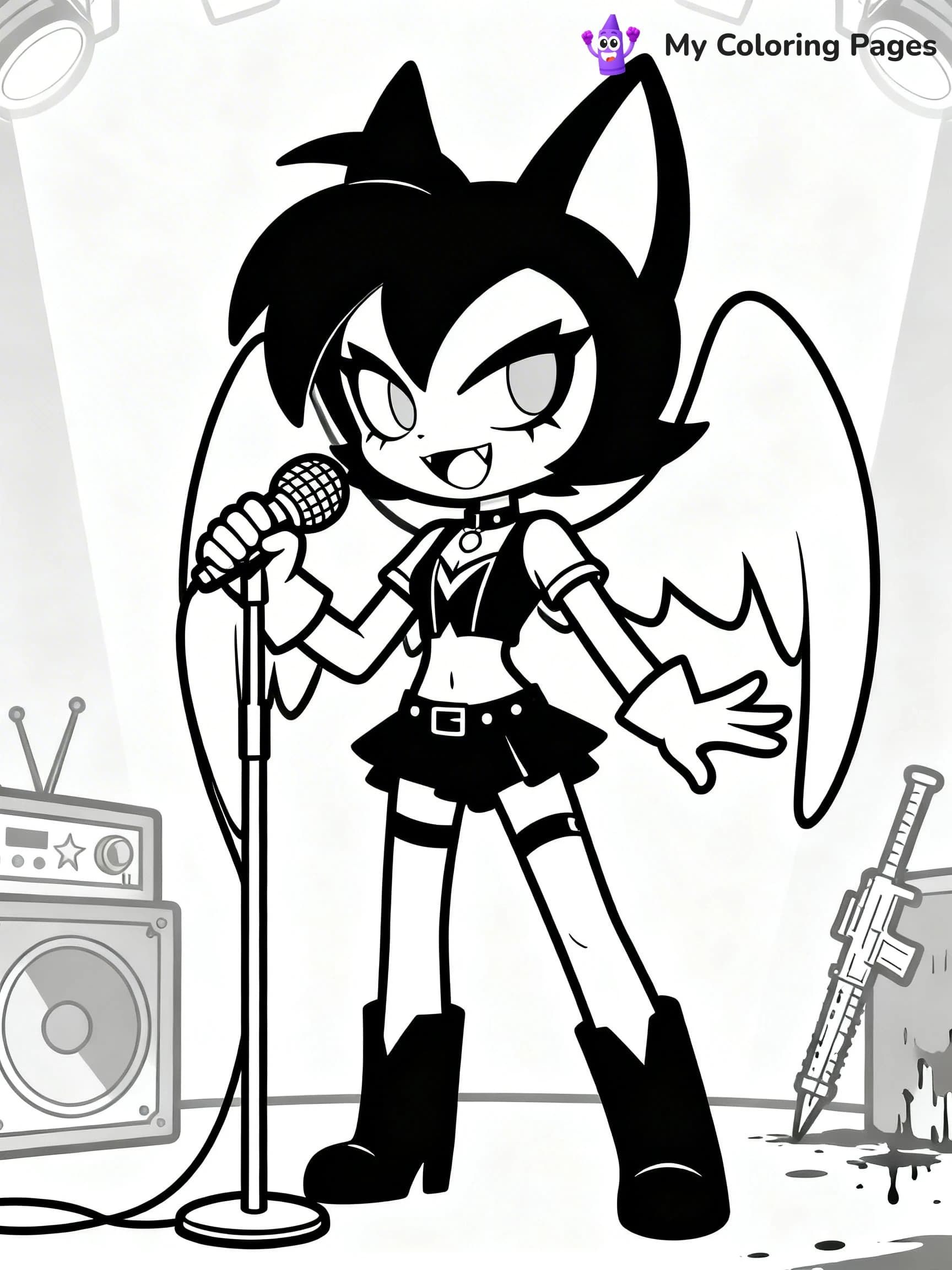 Hazbin Hotel Coloring Pages - 24