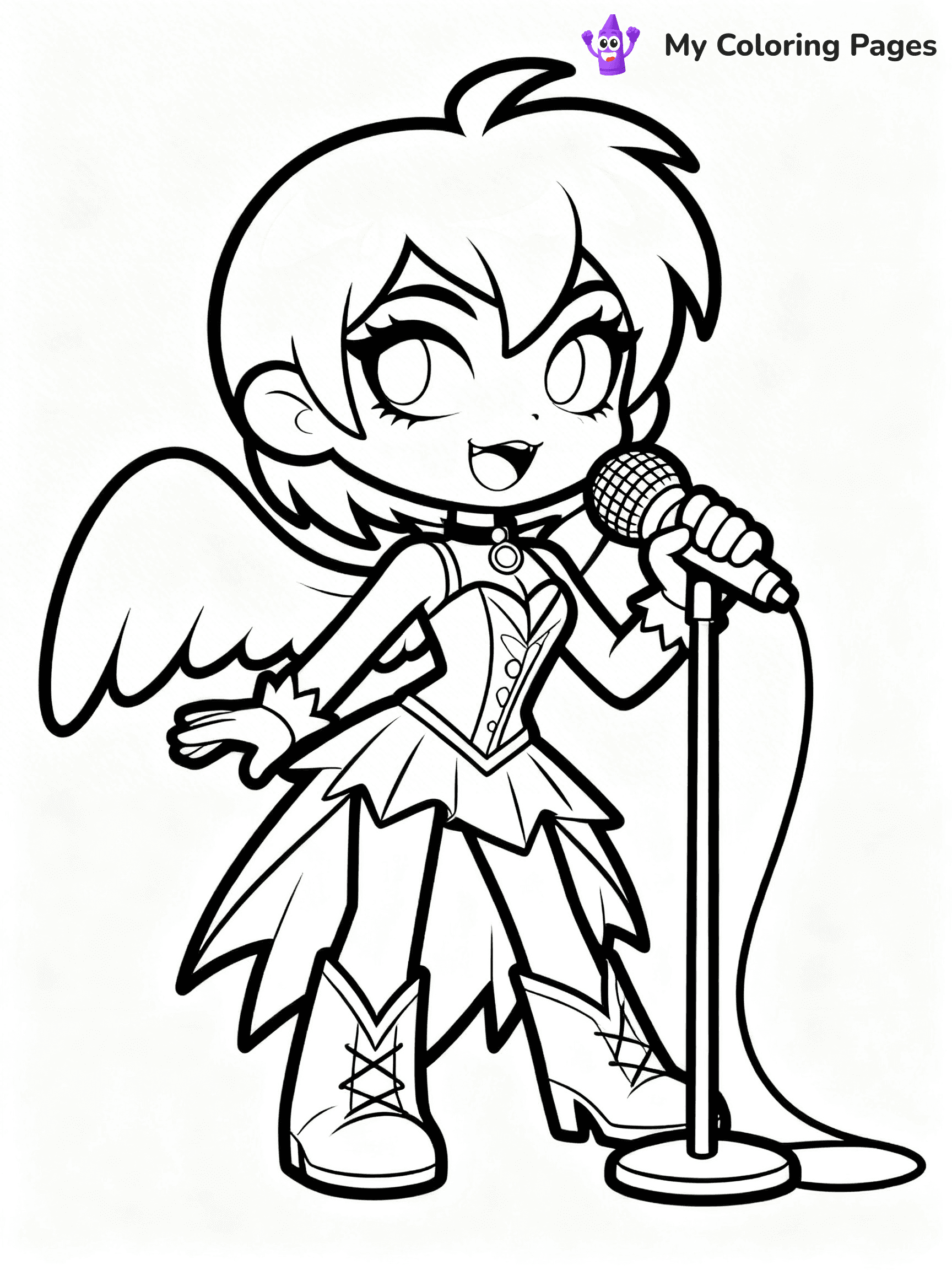 Hazbin Hotel Coloring Pages - 23