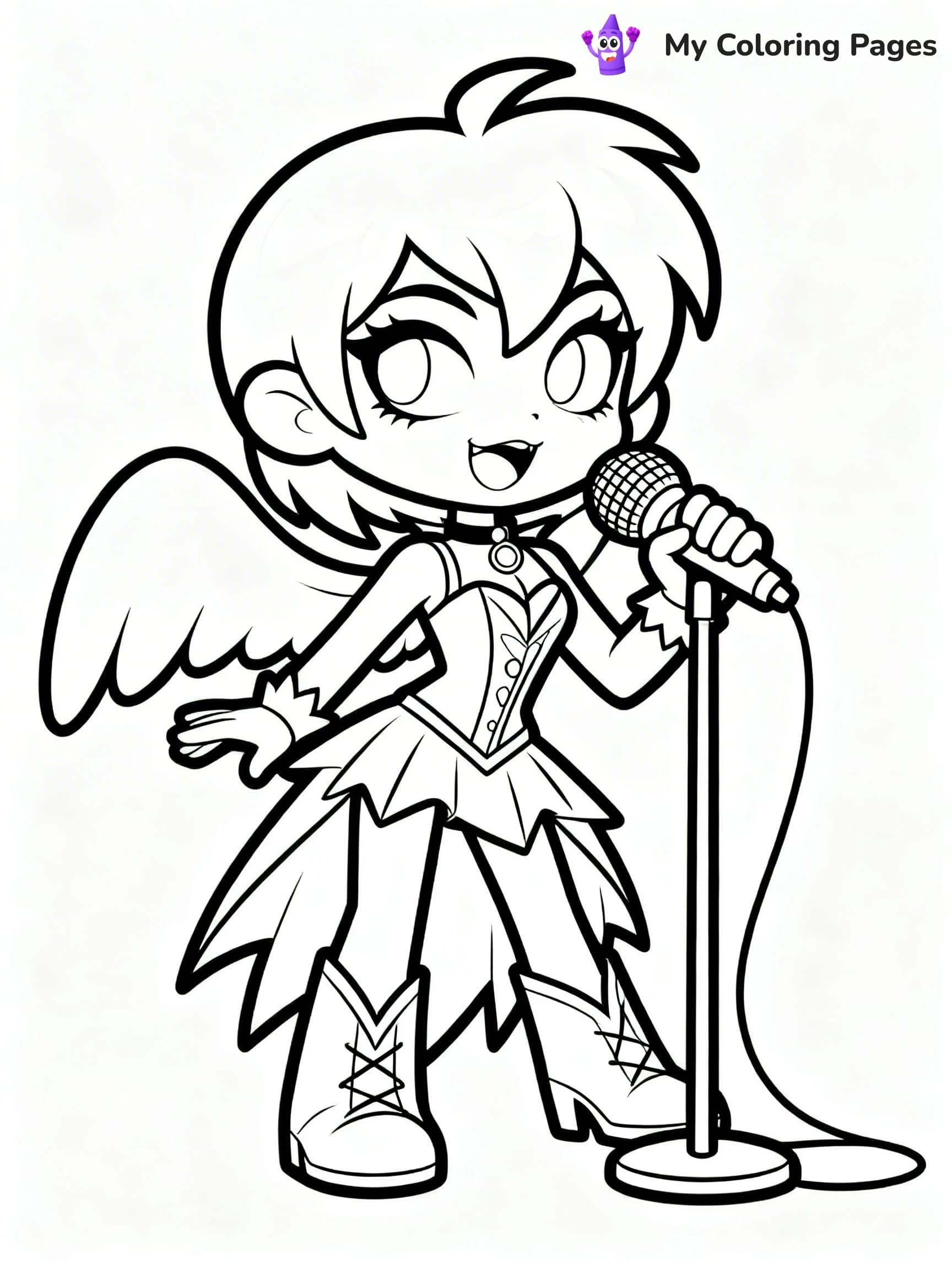 Hazbin Hotel Coloring Pages - 23