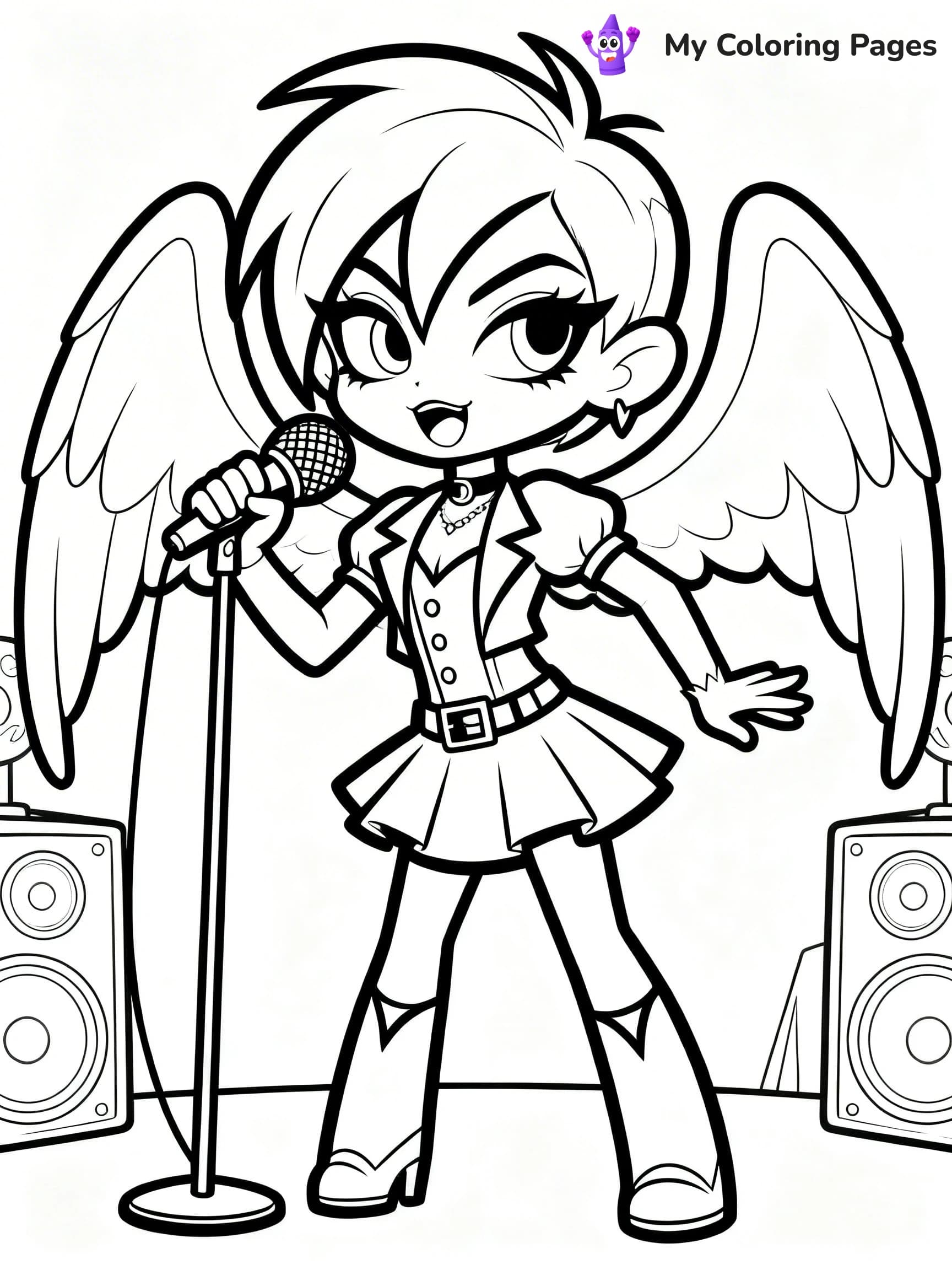Hazbin Hotel Coloring Pages - 22