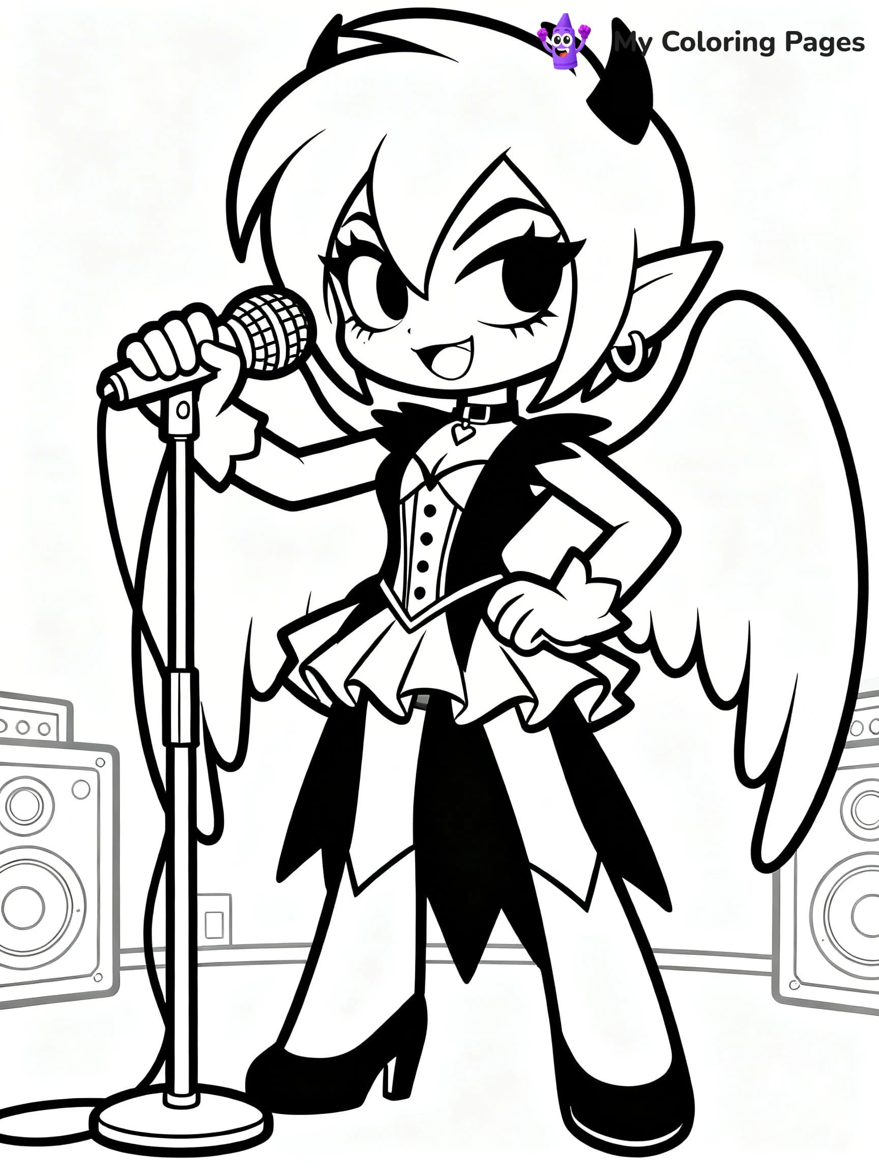 Hazbin Hotel Coloring Pages - 20