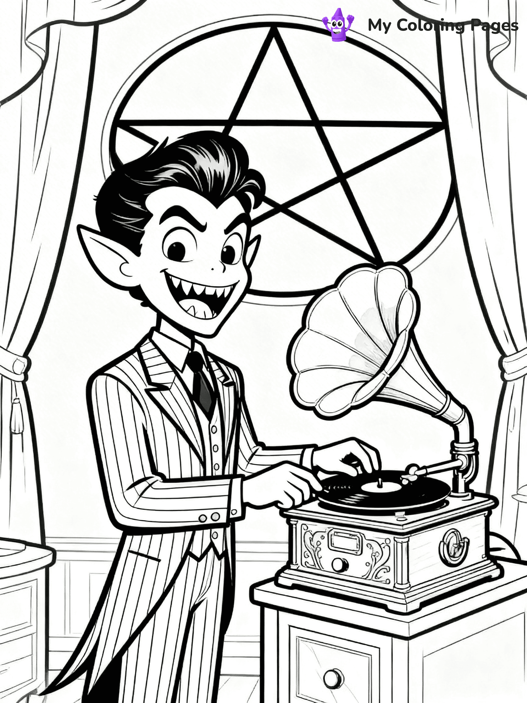 Hazbin Hotel Coloring Pages - 4