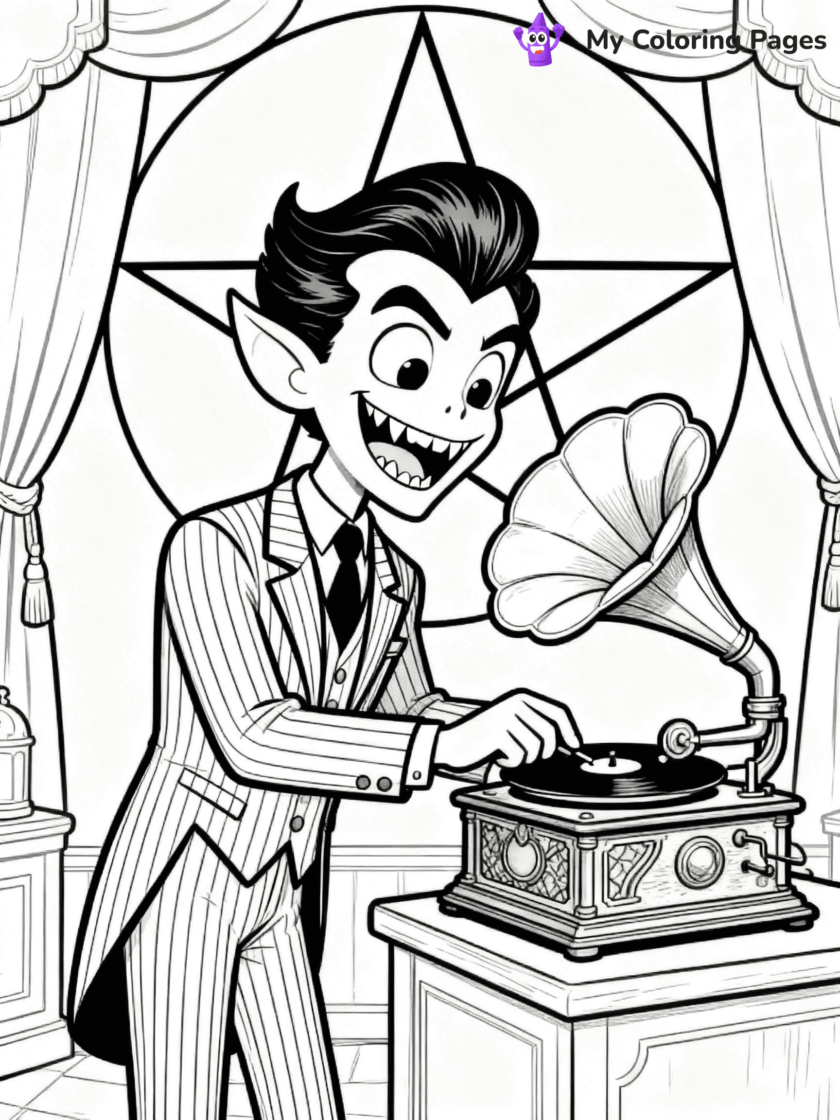 Hazbin Hotel Coloring Pages - 3