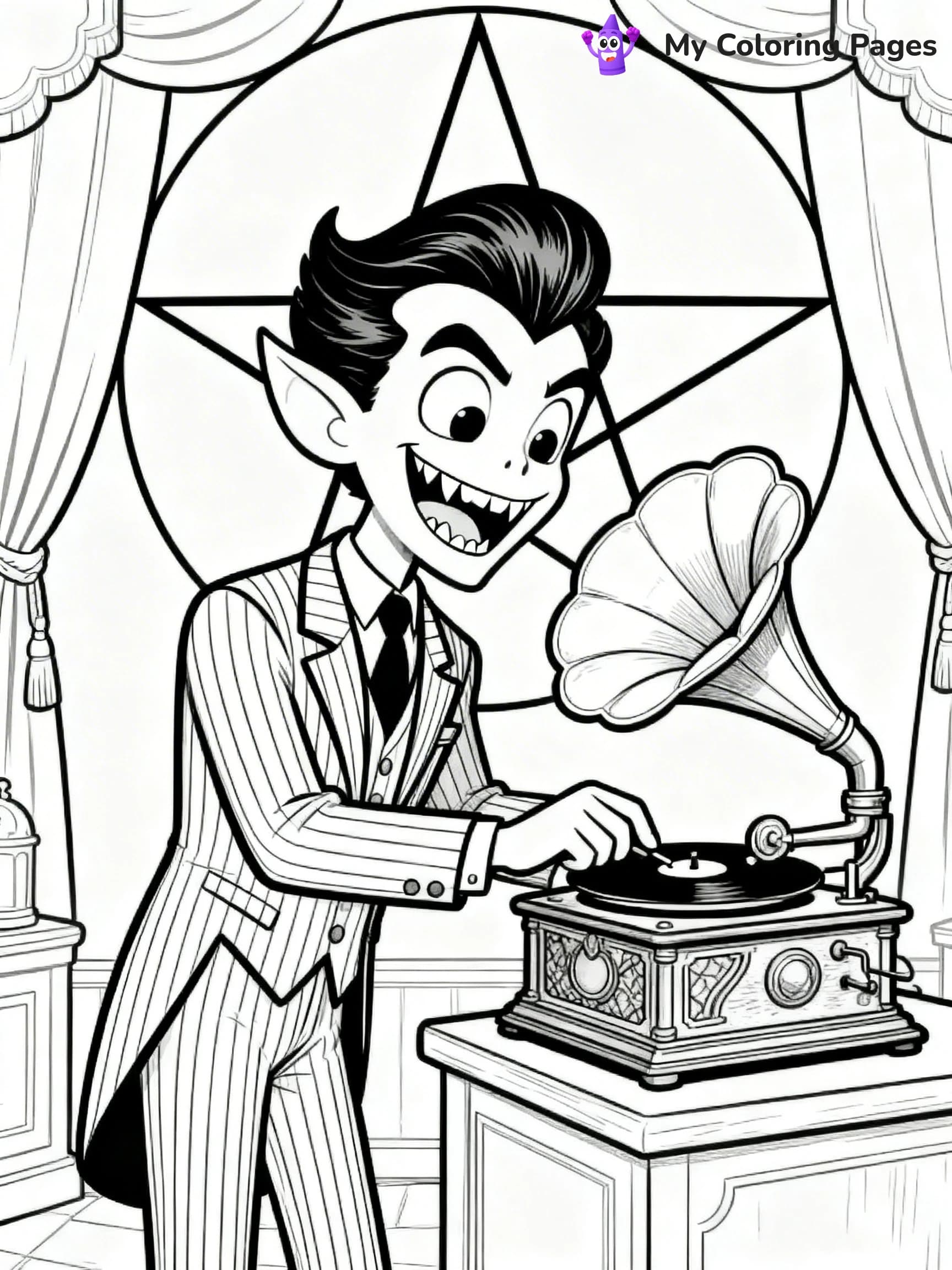 Hazbin Hotel Coloring Pages - 3