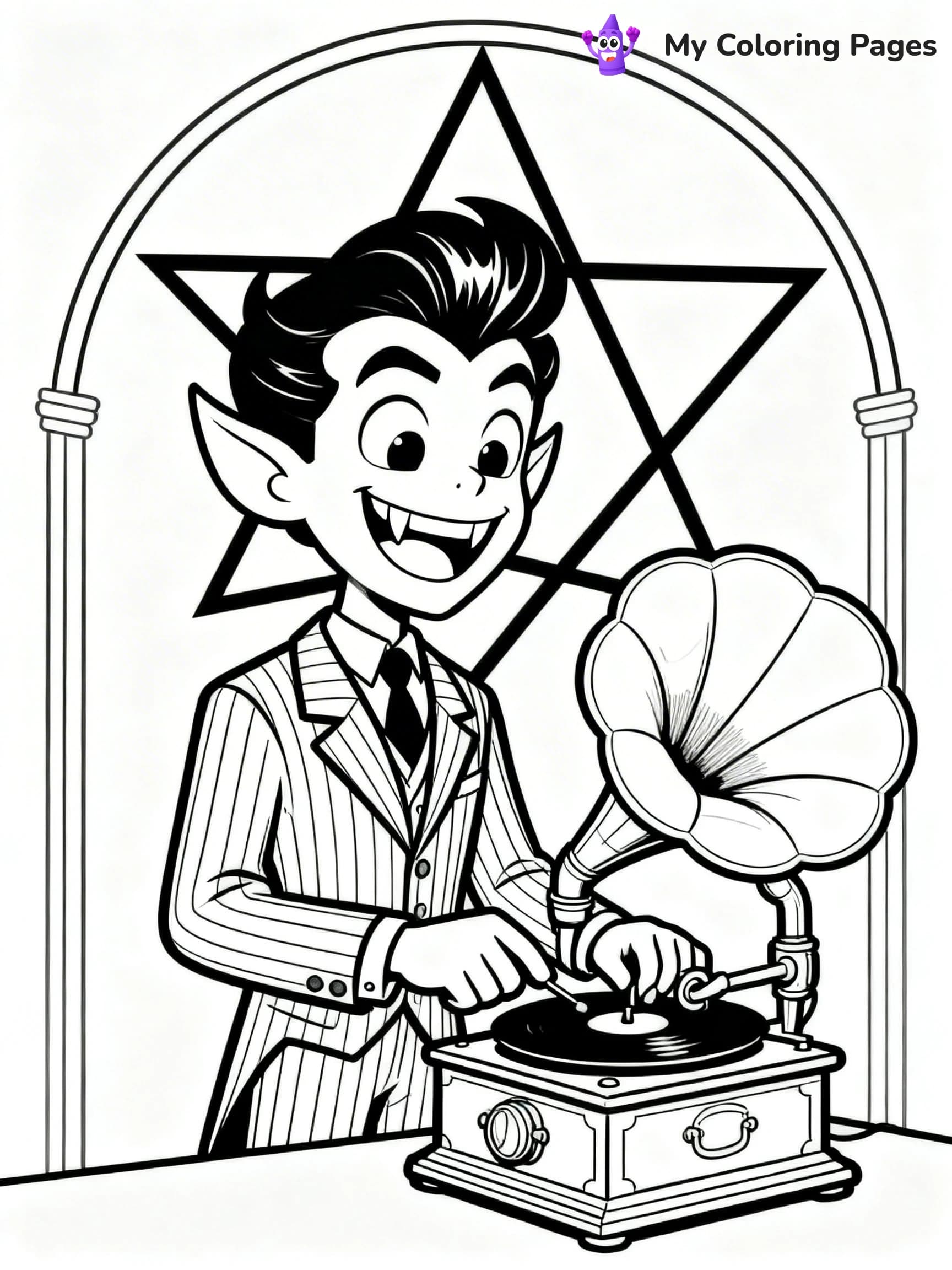 Hazbin Hotel Coloring Pages - 1