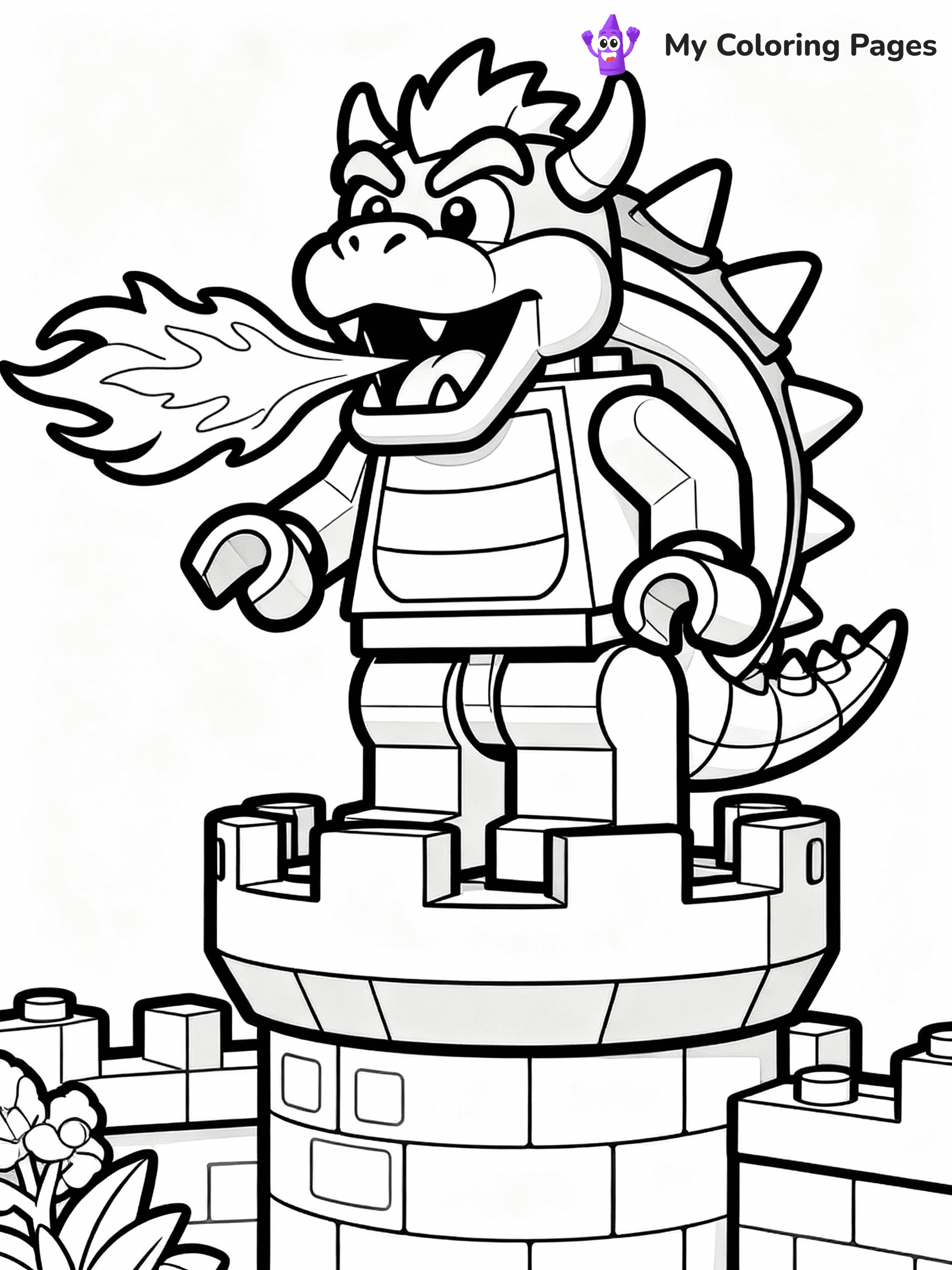 Bowser Coloring Pages - 31
