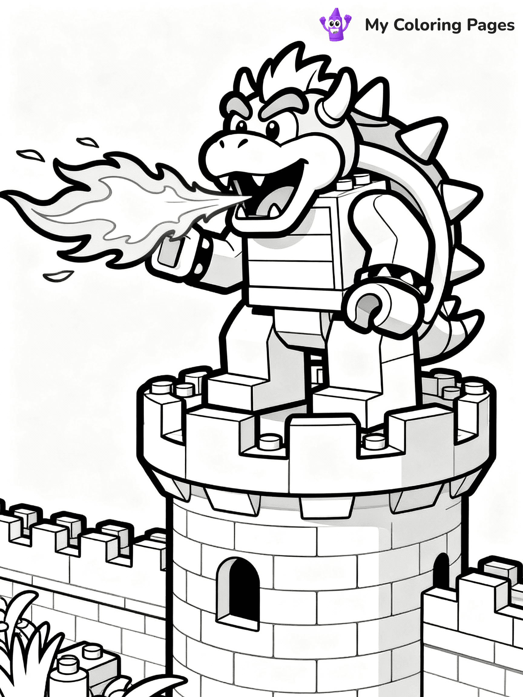 Bowser Coloring Pages - 30