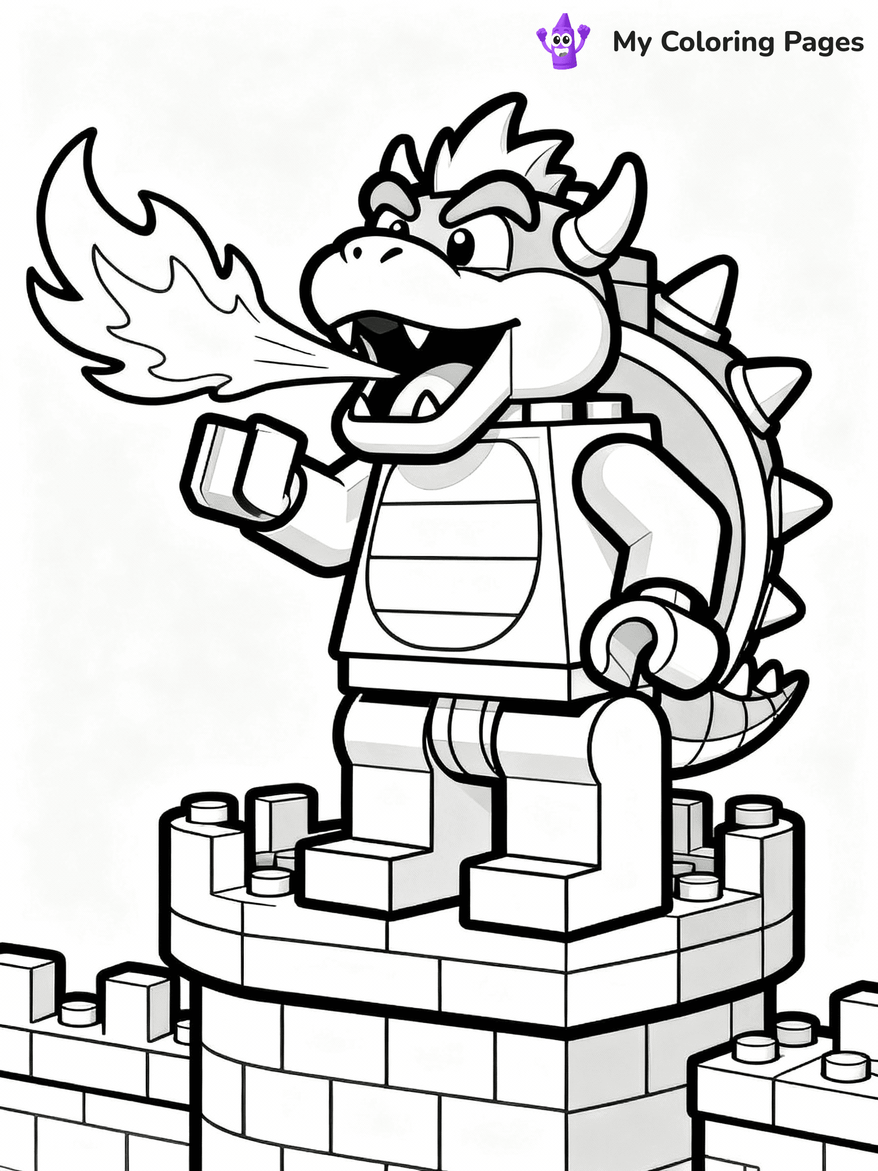 Bowser Coloring Pages - 29