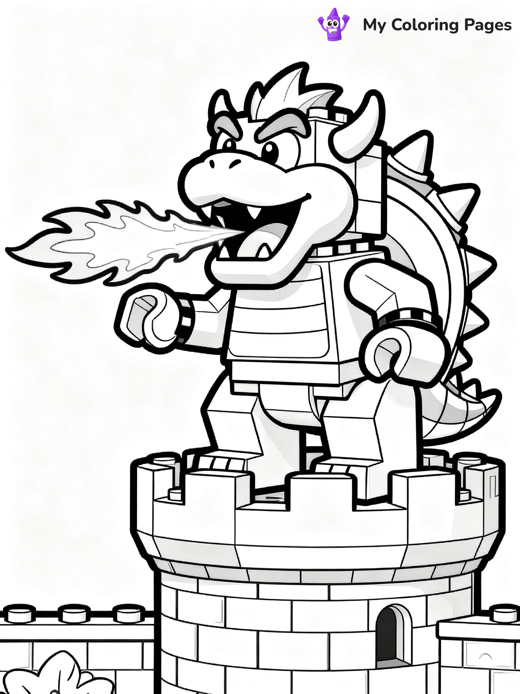 Bowser Coloring Pages - 27