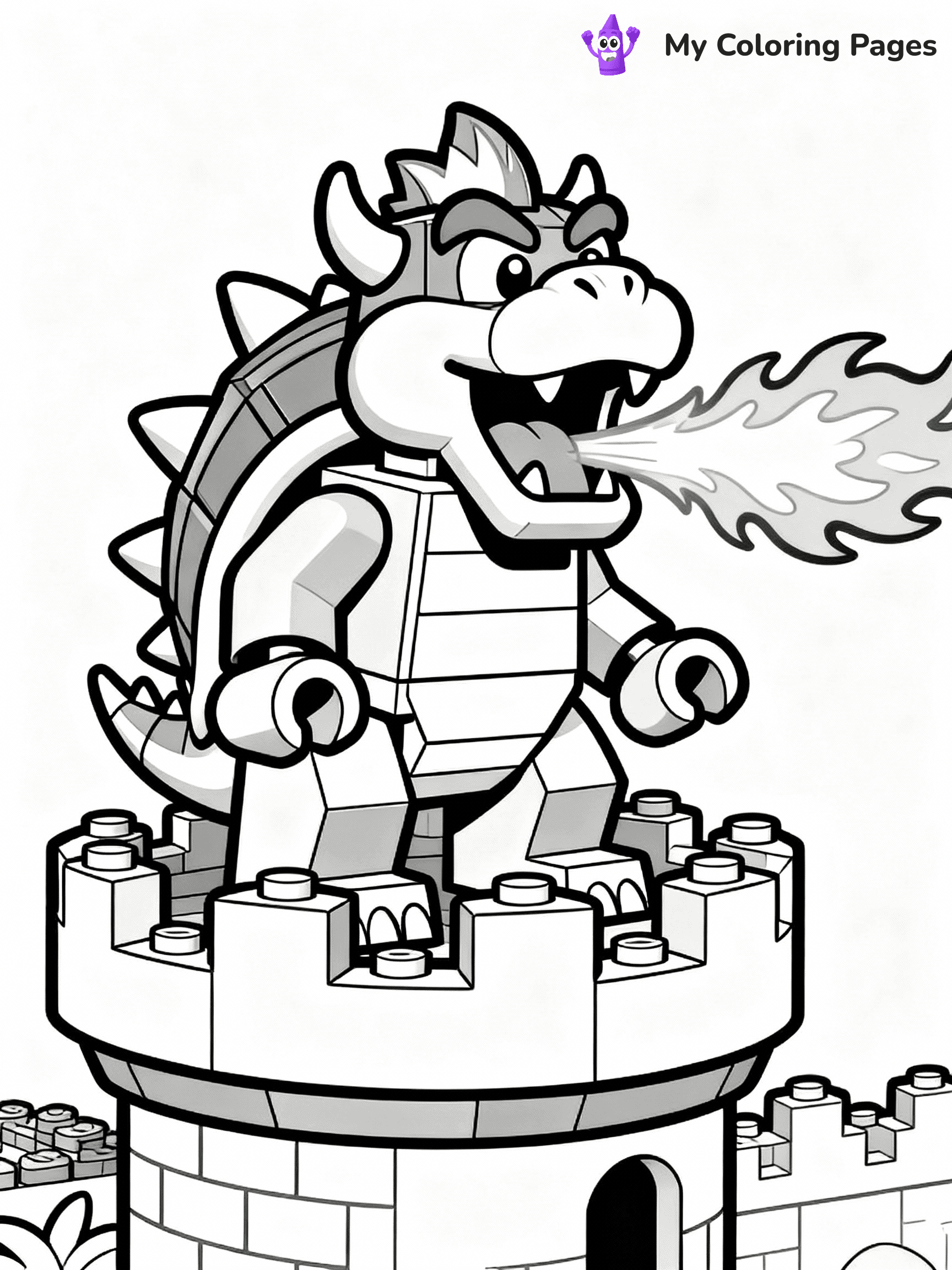Bowser Coloring Pages - 25