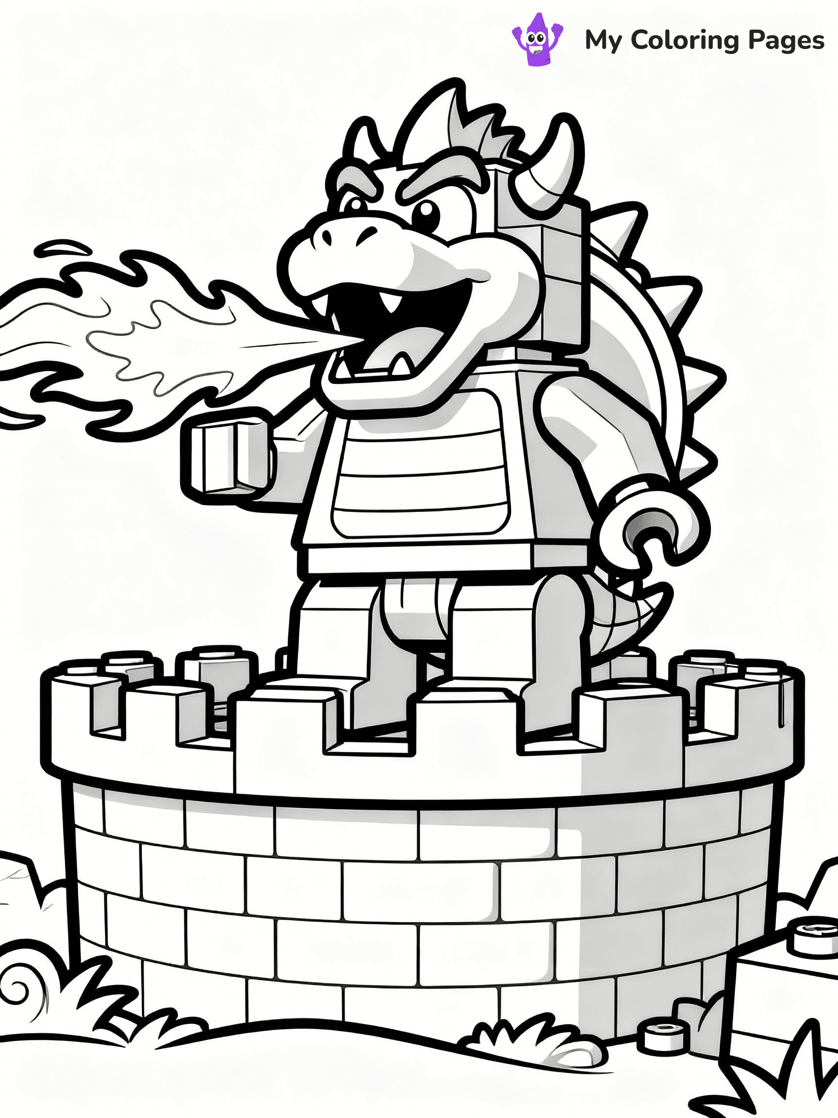 Bowser Coloring Pages - 23