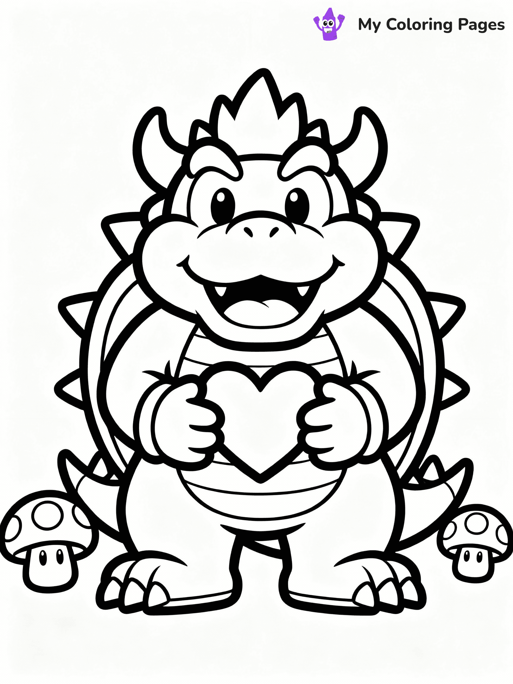 Bowser Coloring Pages - 22