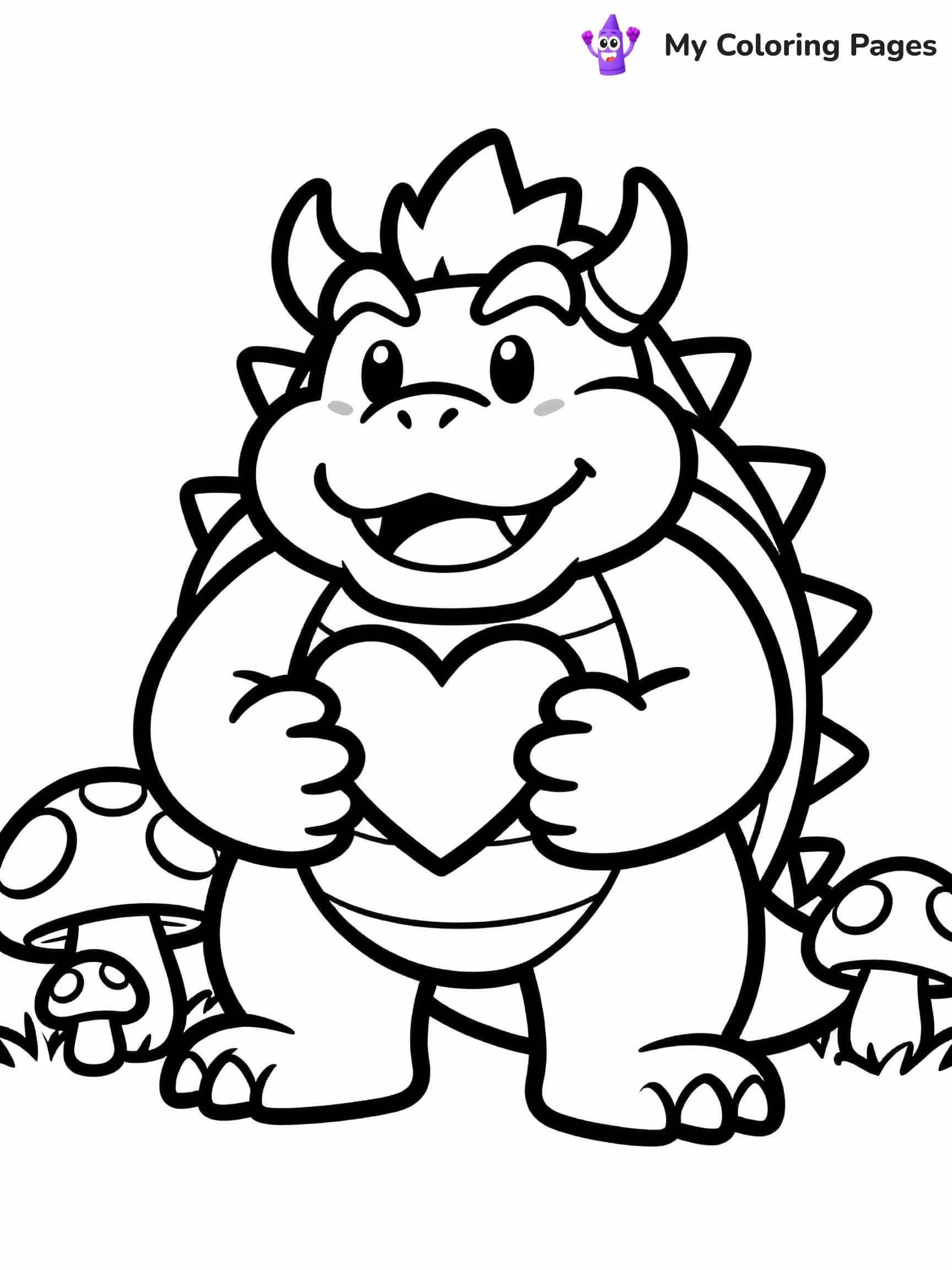 Bowser Coloring Pages - 21