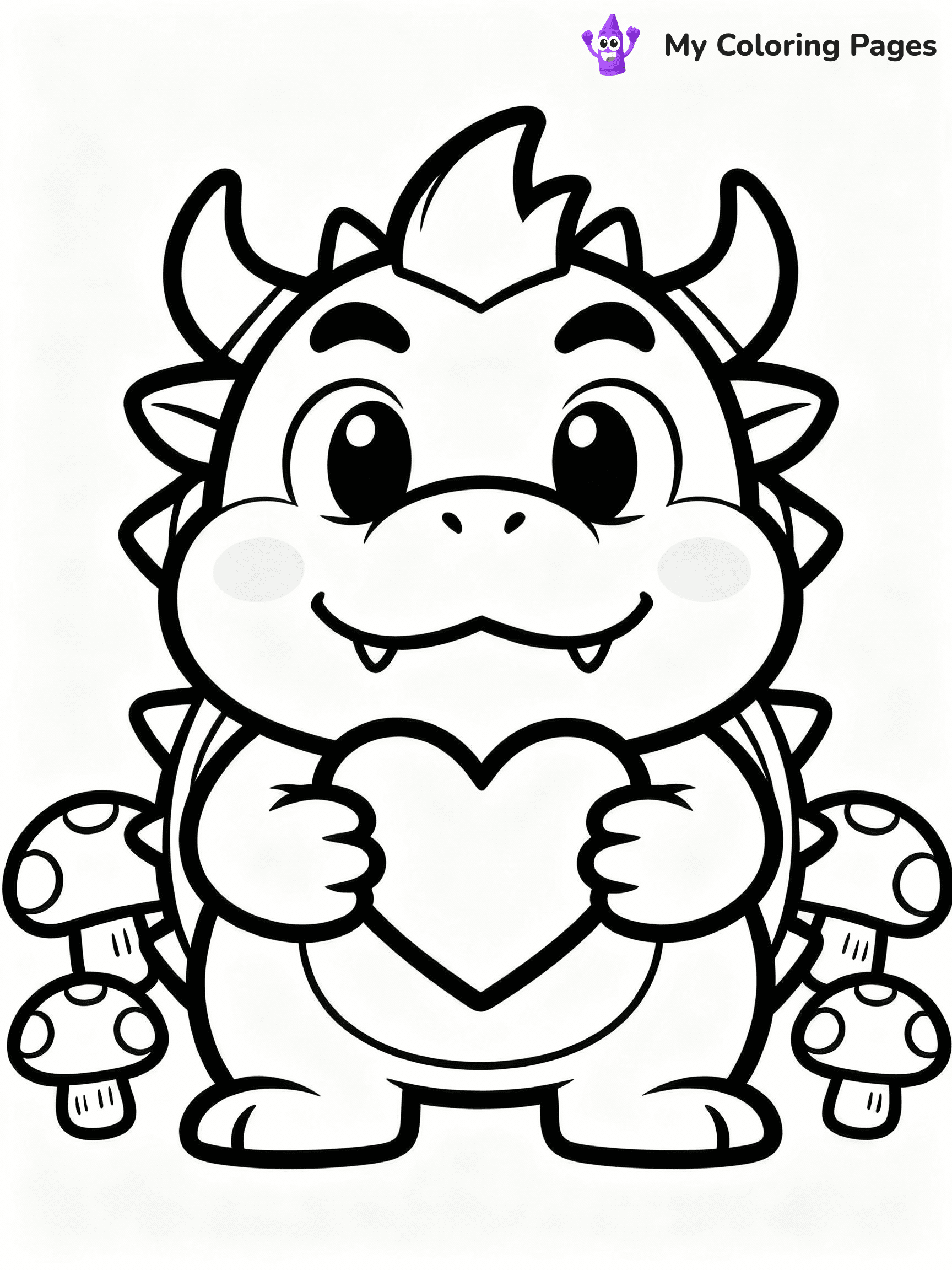Bowser Coloring Pages - 19