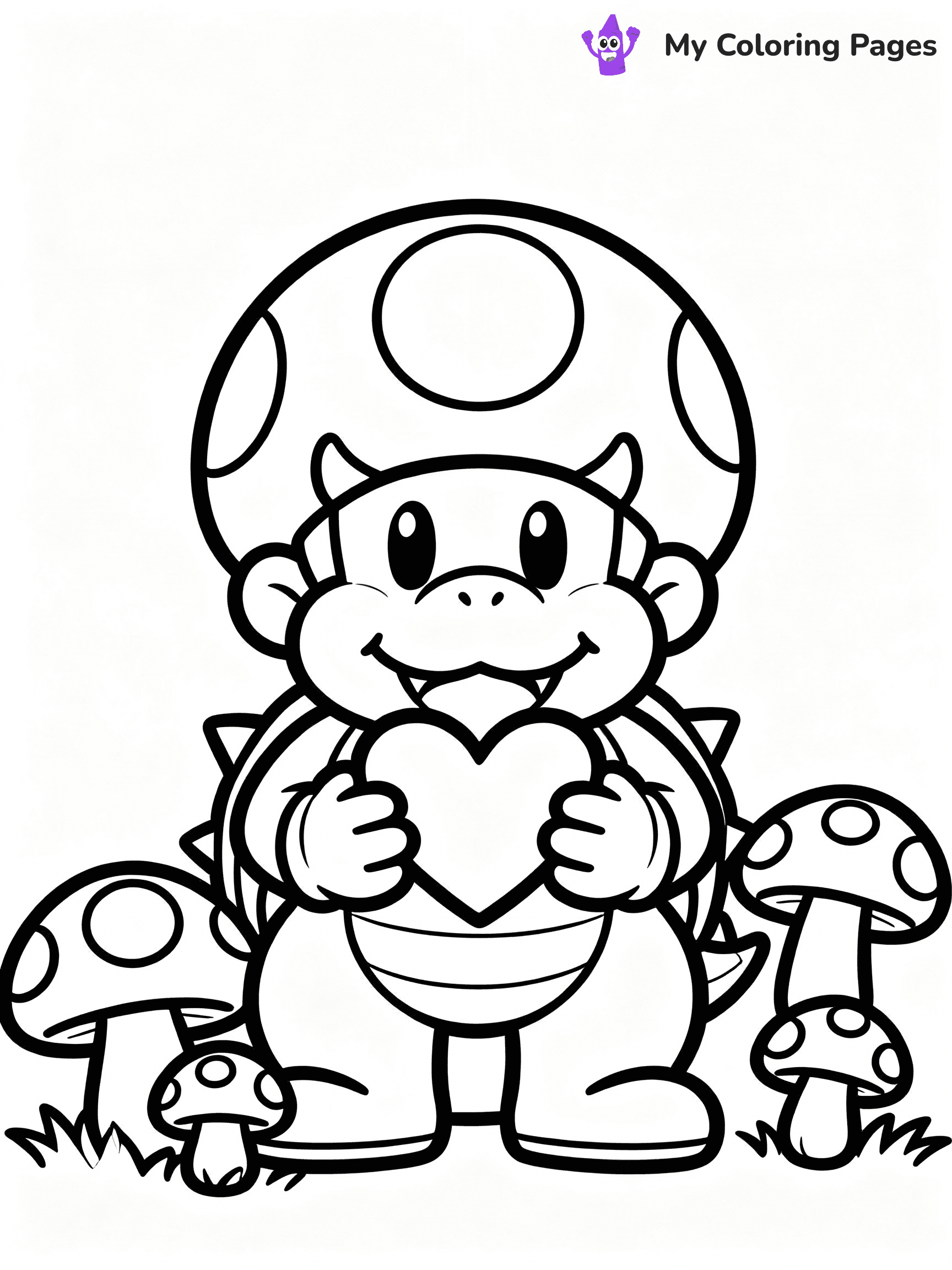 Bowser Coloring Pages - 18