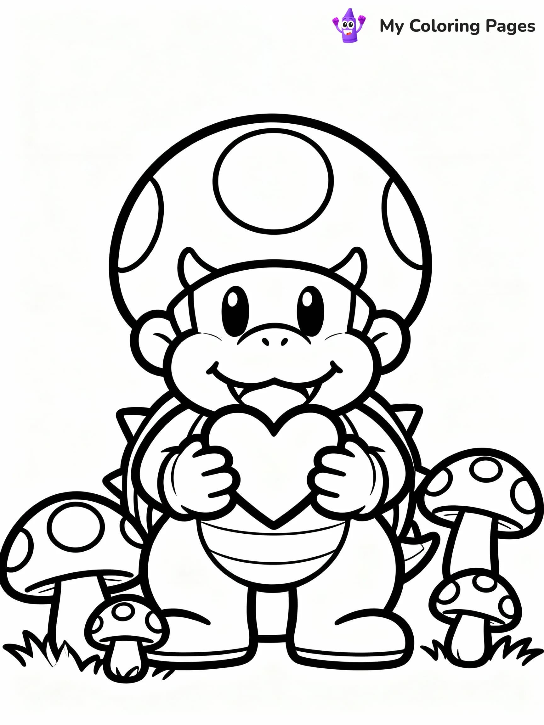Bowser Coloring Pages - 18