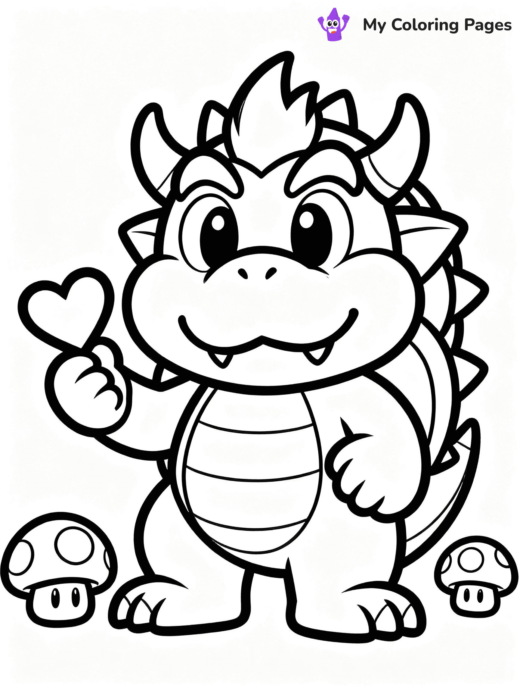 Bowser Coloring Pages - 17