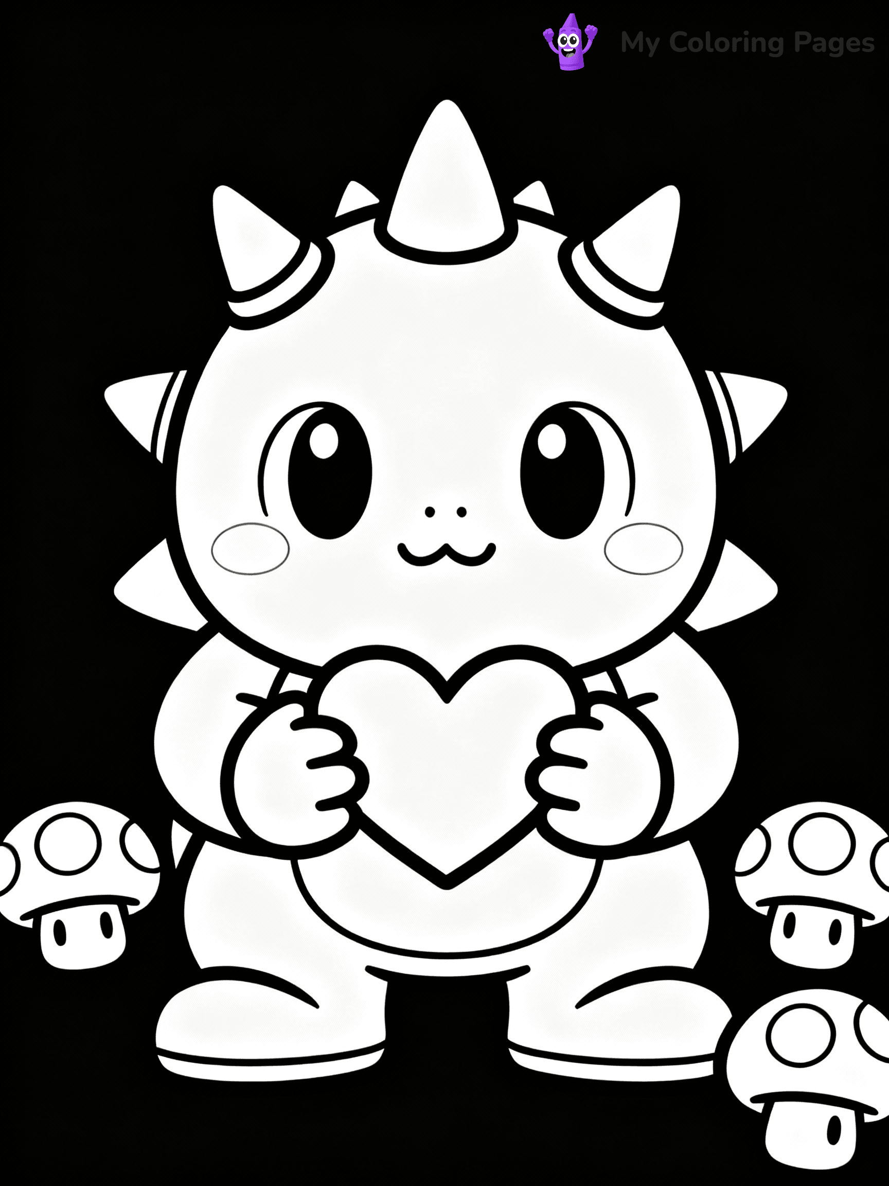 Bowser Coloring Pages - 16