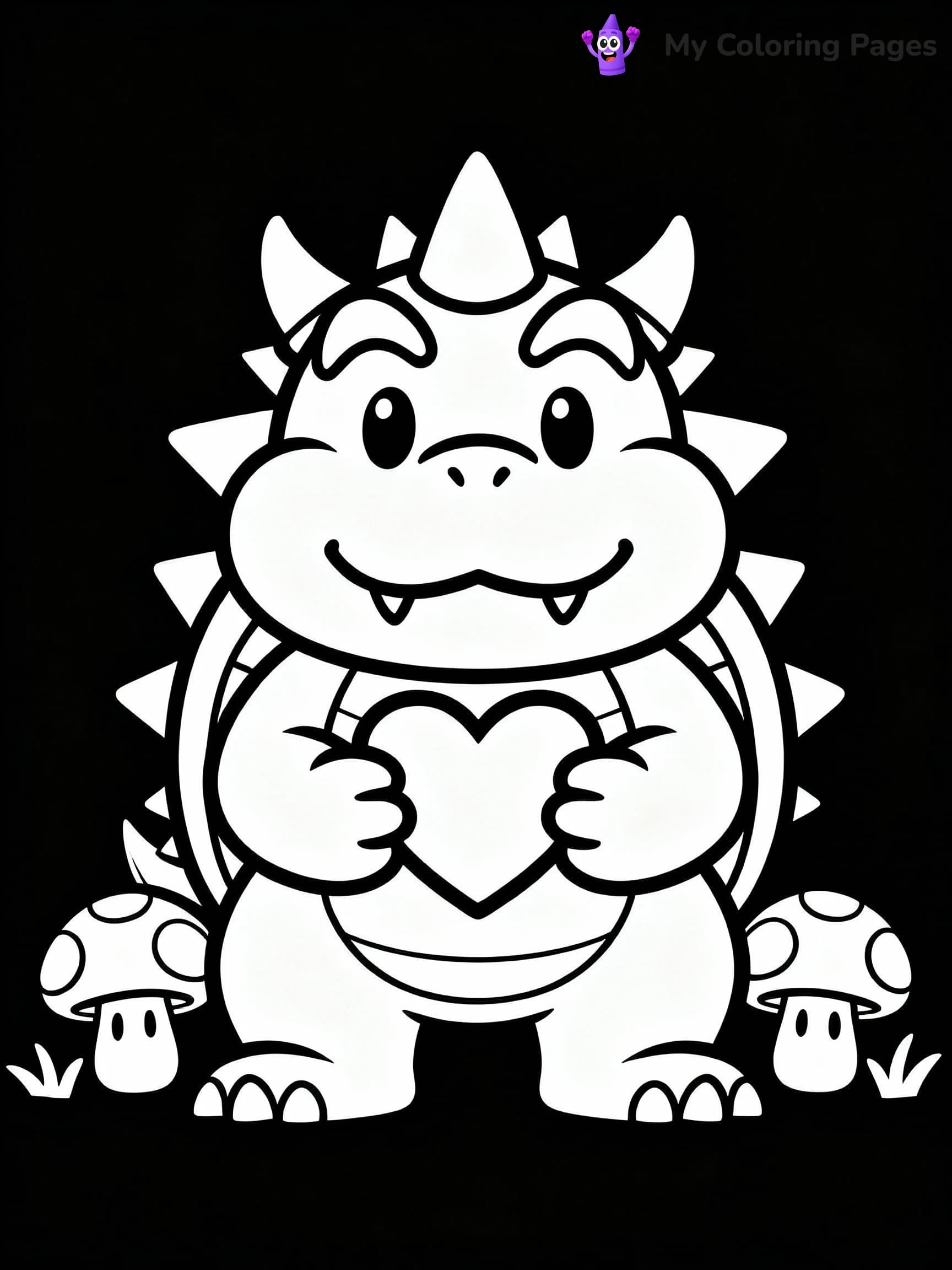 Bowser Coloring Pages - 15