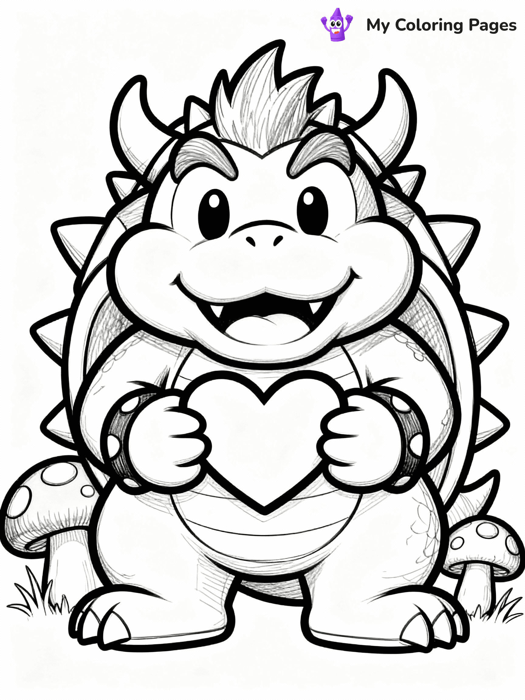 Bowser Coloring Pages - 12