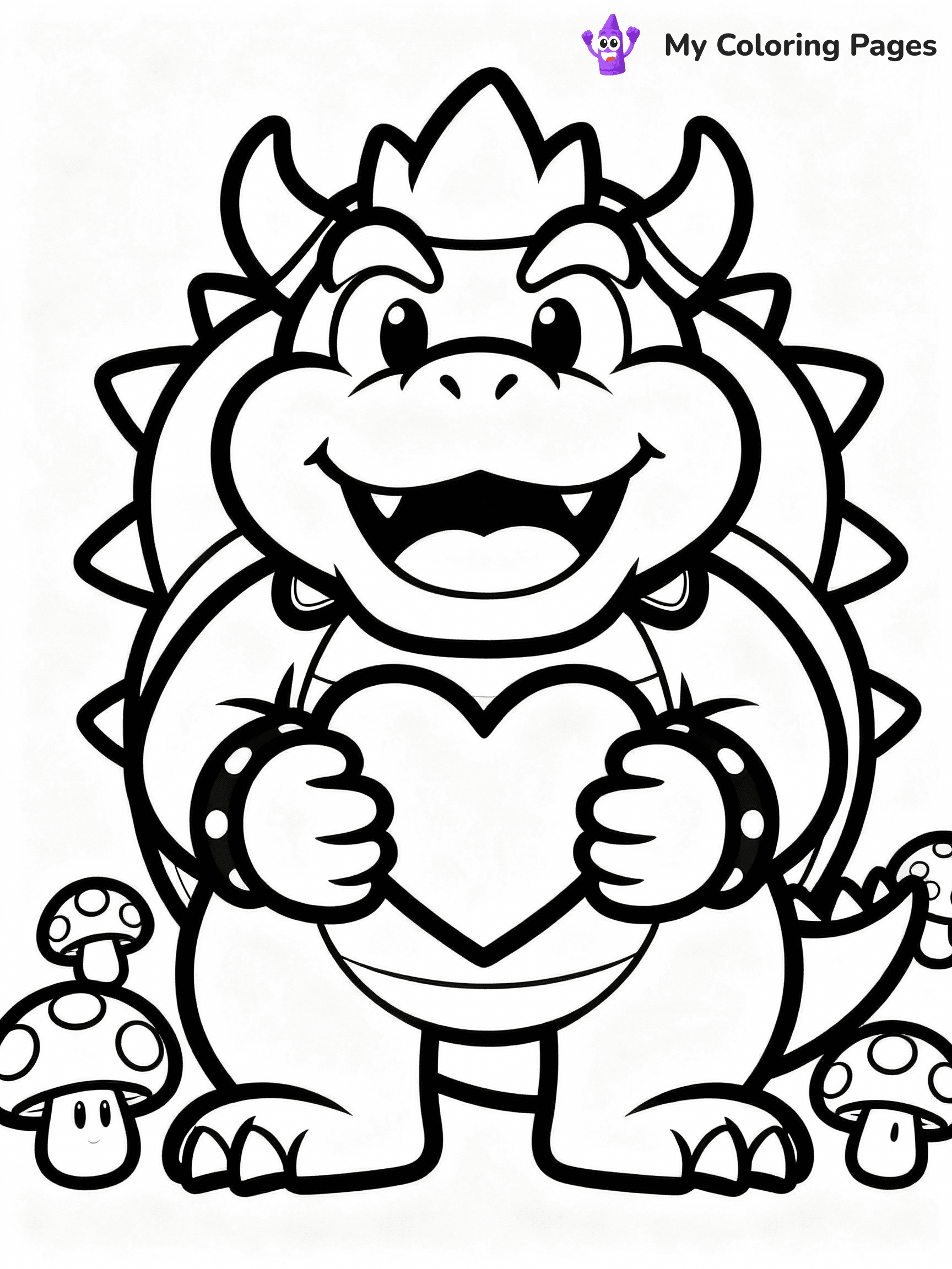 Bowser Coloring Pages - 11