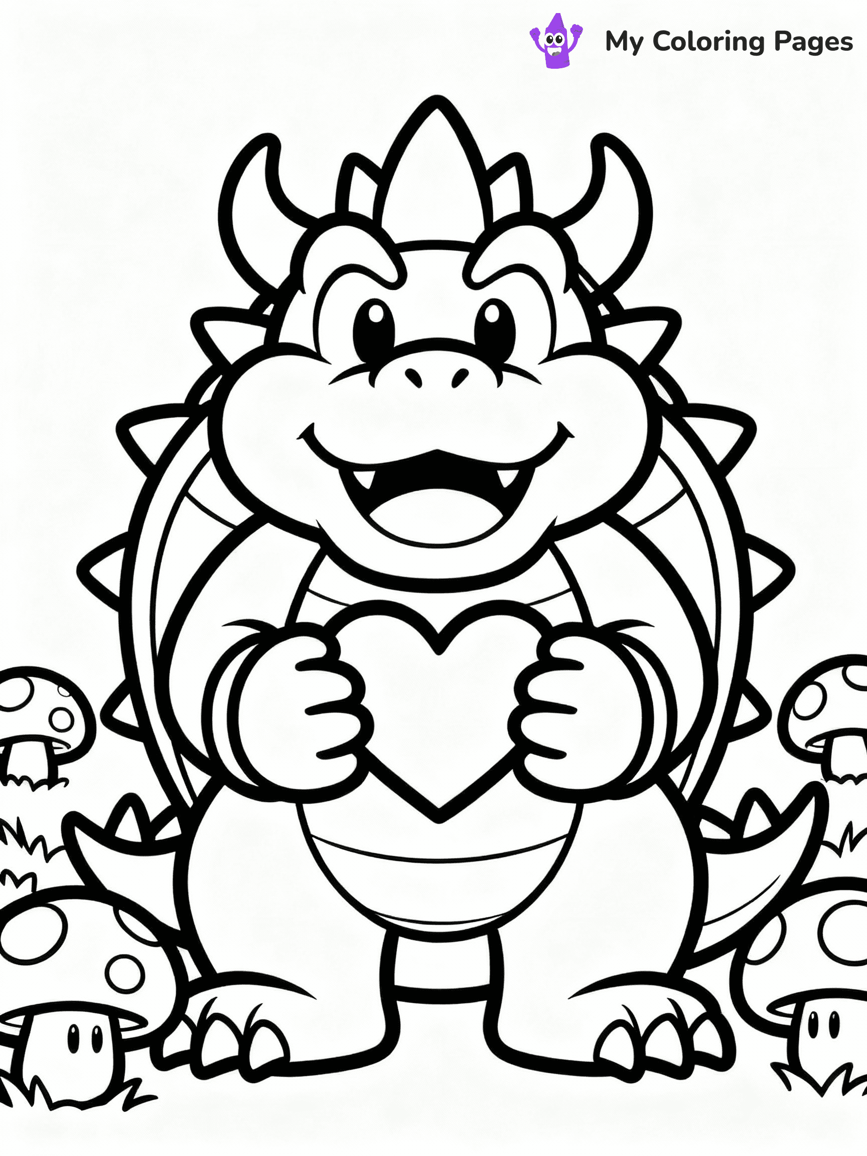 Bowser Coloring Pages - 10
