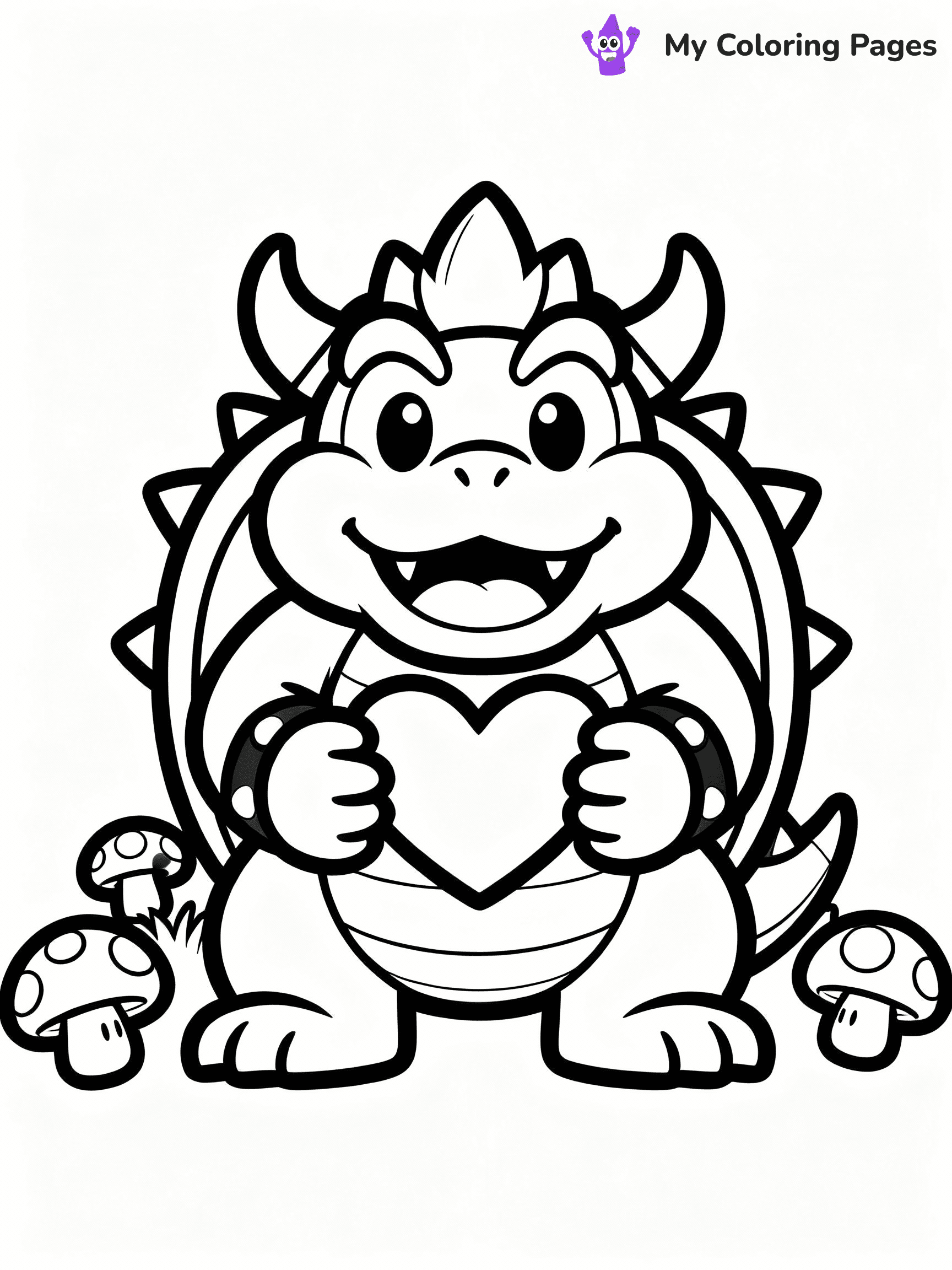 Bowser Coloring Pages - 9