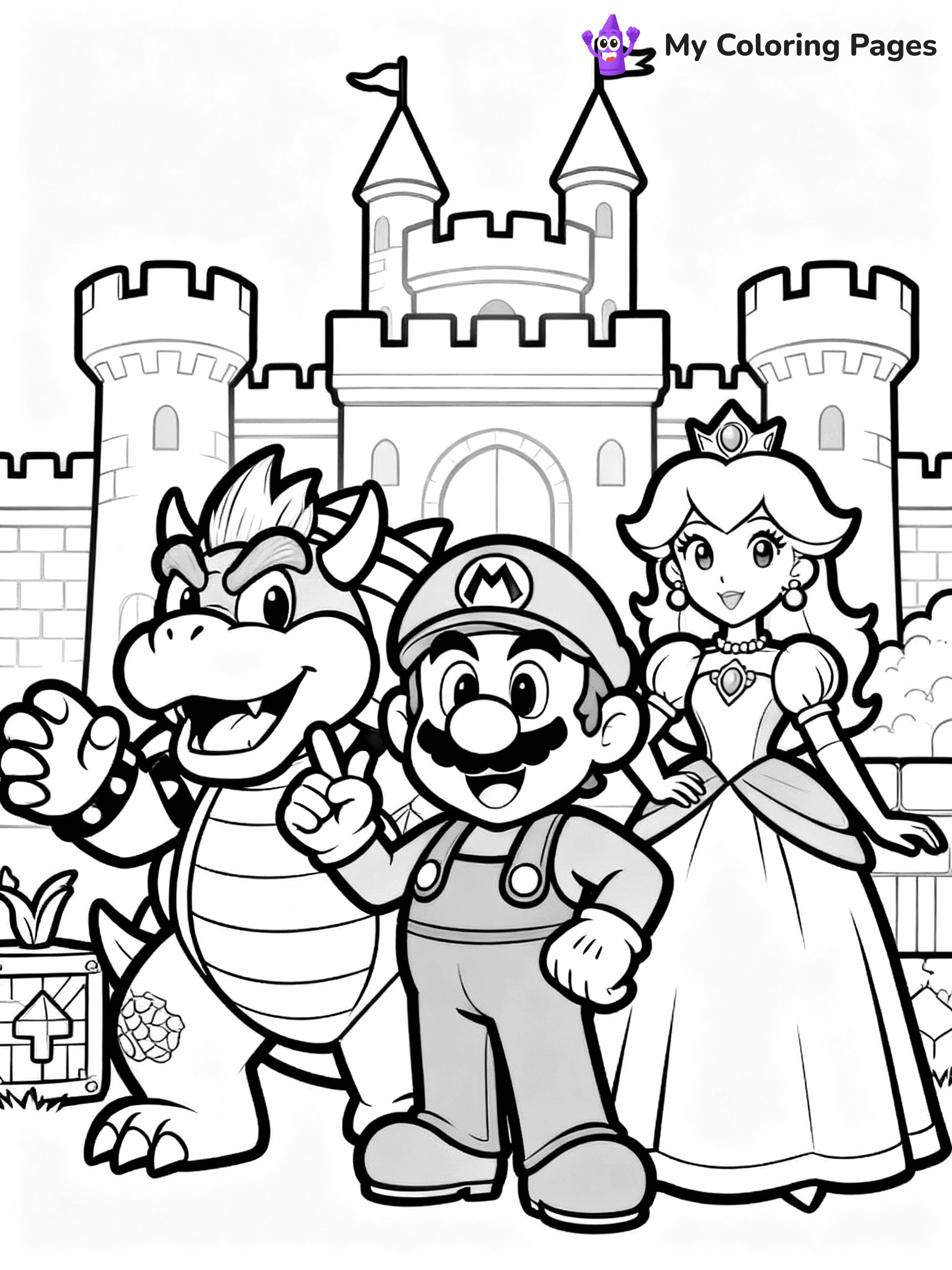 Bowser Coloring Pages - 4
