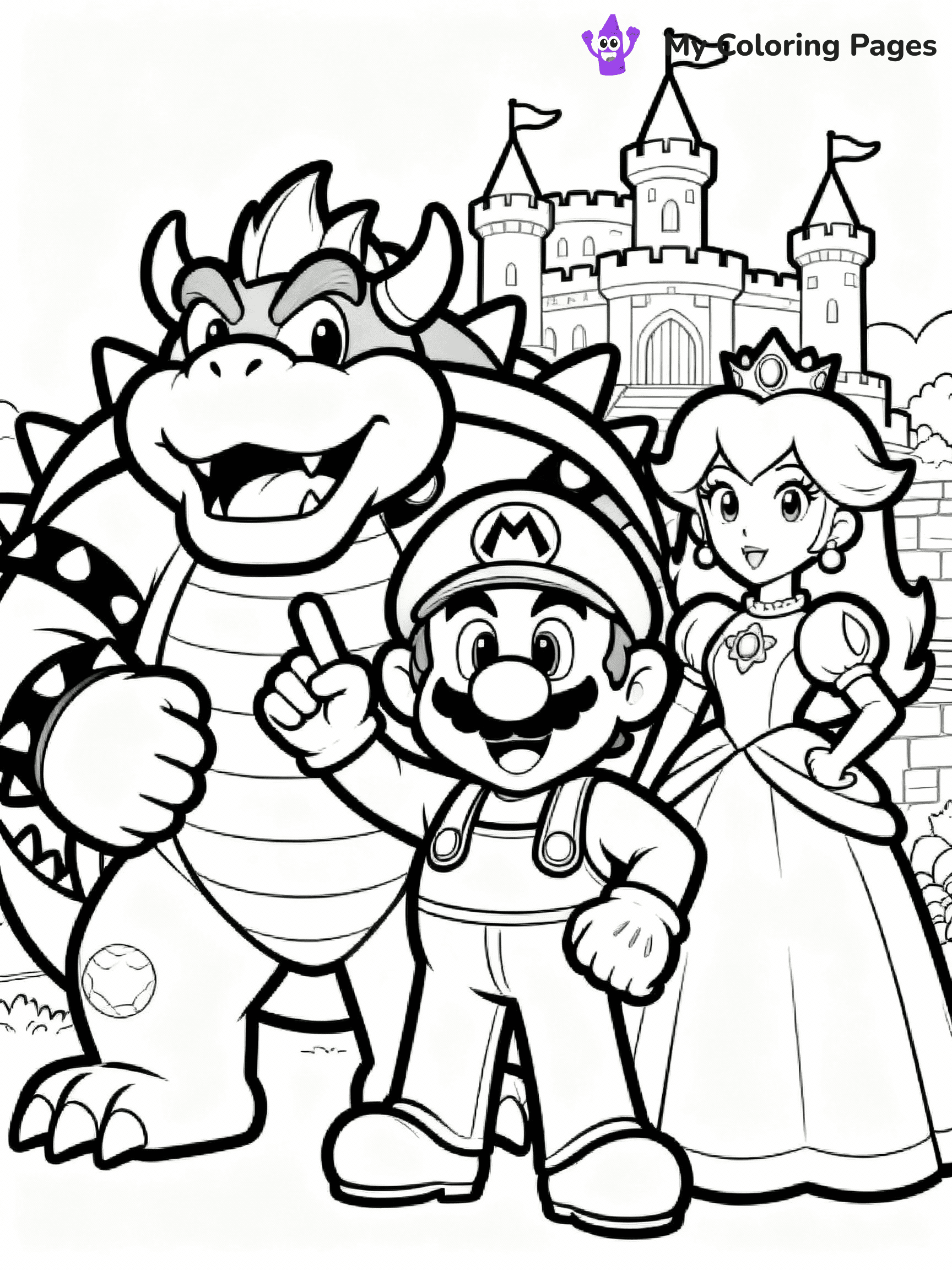 Bowser Coloring Pages - 1