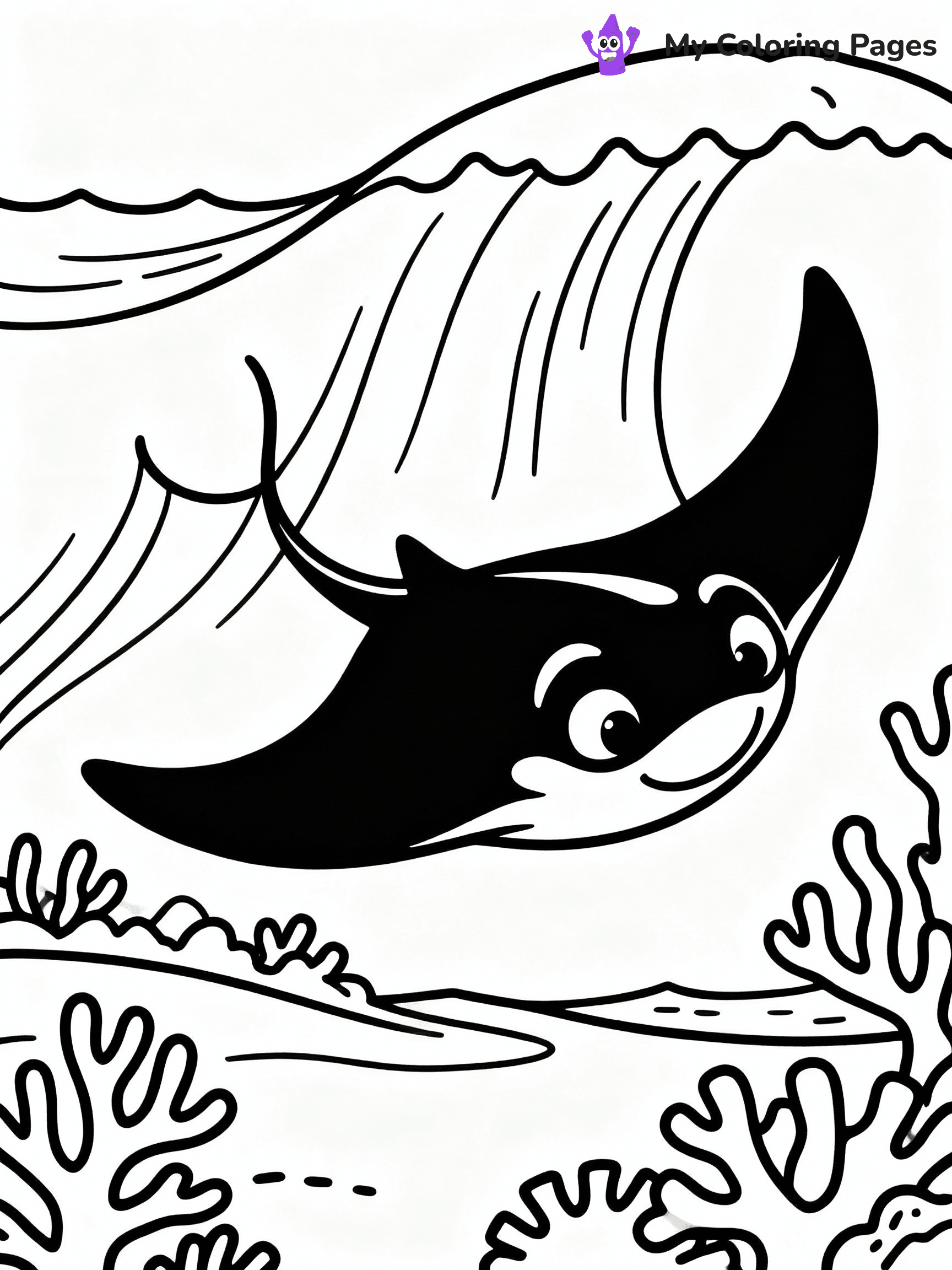 ⚠️ CRITICAL REQUIREMENT - ABSOLUTE BLACK AND WHITE ONLY ⚠️
This MUST be a BLACK AND WHITE line drawing ONLY. NO COLORS whatsoever.
- ONLY pure black lines (#000000) on pure white background (#FFFFFF)
- ABSOLUTELY NO colors, NO shading, NO gradients, NO grayscale
- If there are ANY colors in the output, the image is REJECTED
- This is a COLORING PAGE - meant to be COLORED IN by children
- The output must be UNCOLORED line art ready for coloring
⚠️ SUBJECT TO DRAW: Tala from Moana, transforming into manta ray, flowing fins, ocean background
(REMEMBER: Output must be BLACK AND WHITE line art only, NOT colored!)
# COLORING PAGE: BLACK OUTLINES ONLY - WHITE BACKGROUND MANDATORY
Create a **coloring book page** using EXACTLY two values: black lines, white space.
## NON-NEGOTIABLE BINARY RULES
- **ONLY #000000 (black) and #FFFFFF (white)** - NO other values exist
- **EVERY PIXEL = BLACK OR WHITE** - no gray/shading/antialiasing
- **WHITE BACKGROUND MANDATORY** - entire canvas stays white
- **ALL SHAPES HOLLOW** - everything is empty outlines waiting to be colored
- **FORBIDDEN:** fills, shading, gradients, patterns, textures, colors
- **NO SOLID REGIONS** - if it's not a thin line, it's wrong
## Universal Line Standards
- Black outlines ONLY - thin, uniform weight
- Every shape completely empty inside
- Closed contours suitable for coloring
- Simple flat illustration - zero depth/3D/realism
- **Style:** Whimsical Doodle Art Alley - rounded, friendly outlines (unless specified)
## Everything = Outline Only
- Characters/animals: hollow shapes
- Objects/clothing: empty contours
- Backgrounds/scenery: line work only
- Natural elements: outlined forms
- Dark/night areas: don't exist (use outlined symbols)
- Textures/patterns: convert to simple lines
## The Test
Can a child color EVERY white space with crayons? If any area is pre-filled/shaded/gray or colored in, it FAILS. Every shape must be waiting to receive color.
**FINAL OUTPUT**: Binary coloring page. Black lines define shapes. White spaces ready for coloring. Nothing else exists. No exceptions. Print-ready.
⚠️ FINAL REMINDER: Draw the subject "Tala from Moana, transforming into manta ray, flowing fins, ocean background" as BLACK AND WHITE line art. Zero colors in output.