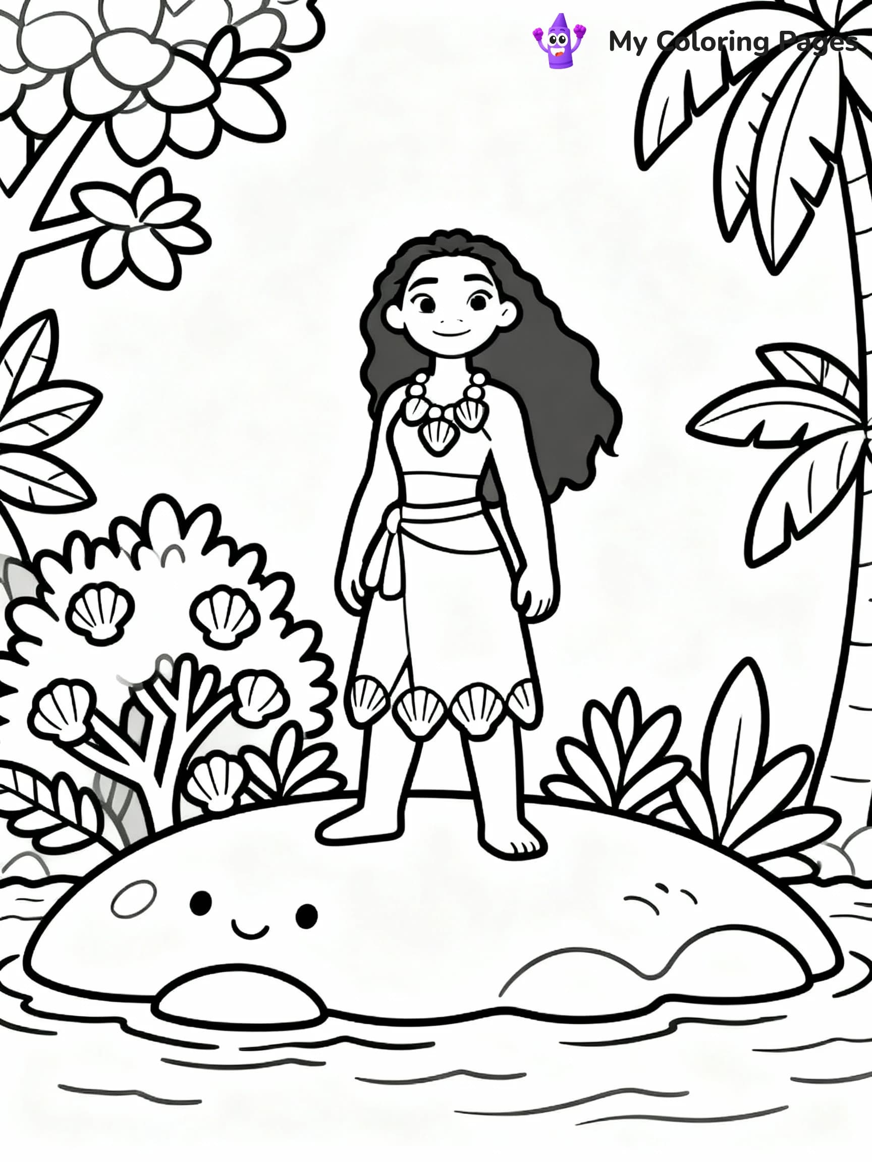 Moana Coloring Pages - 24