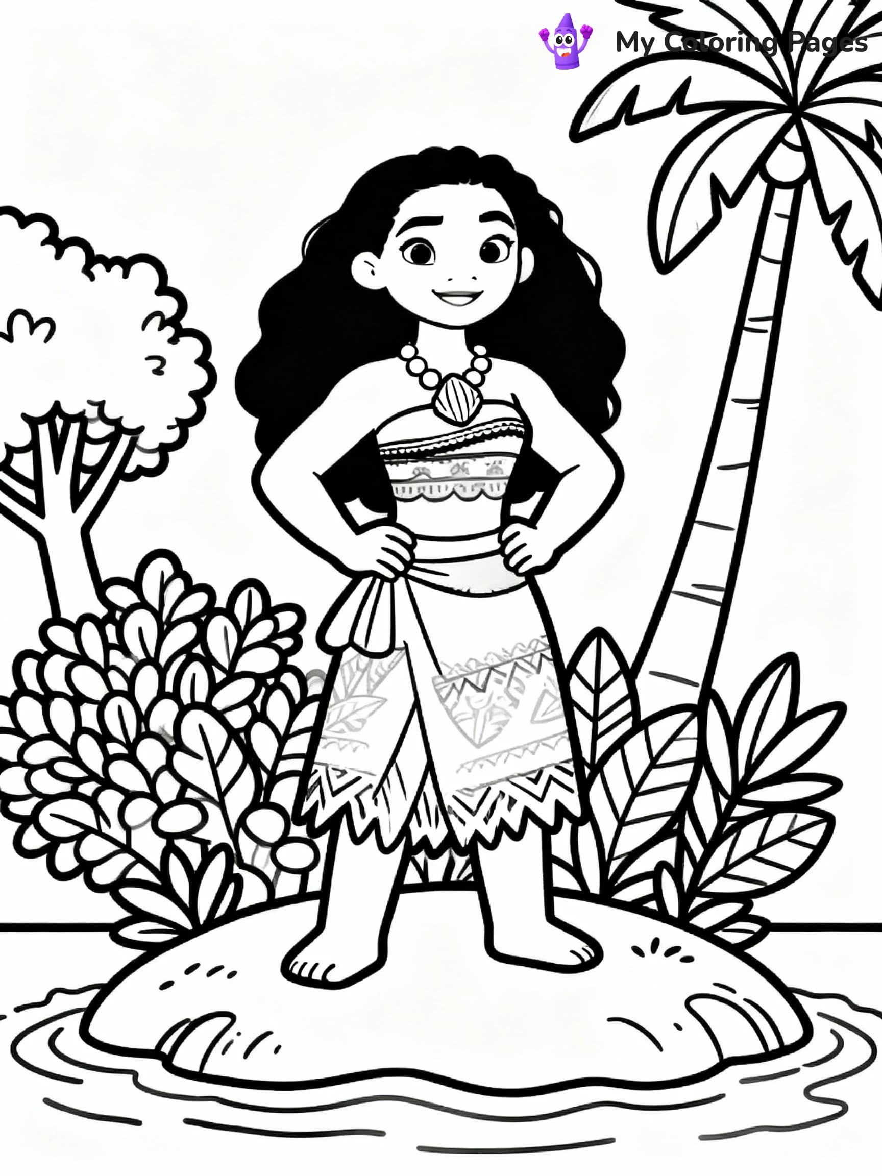 Moana Coloring Pages - 23